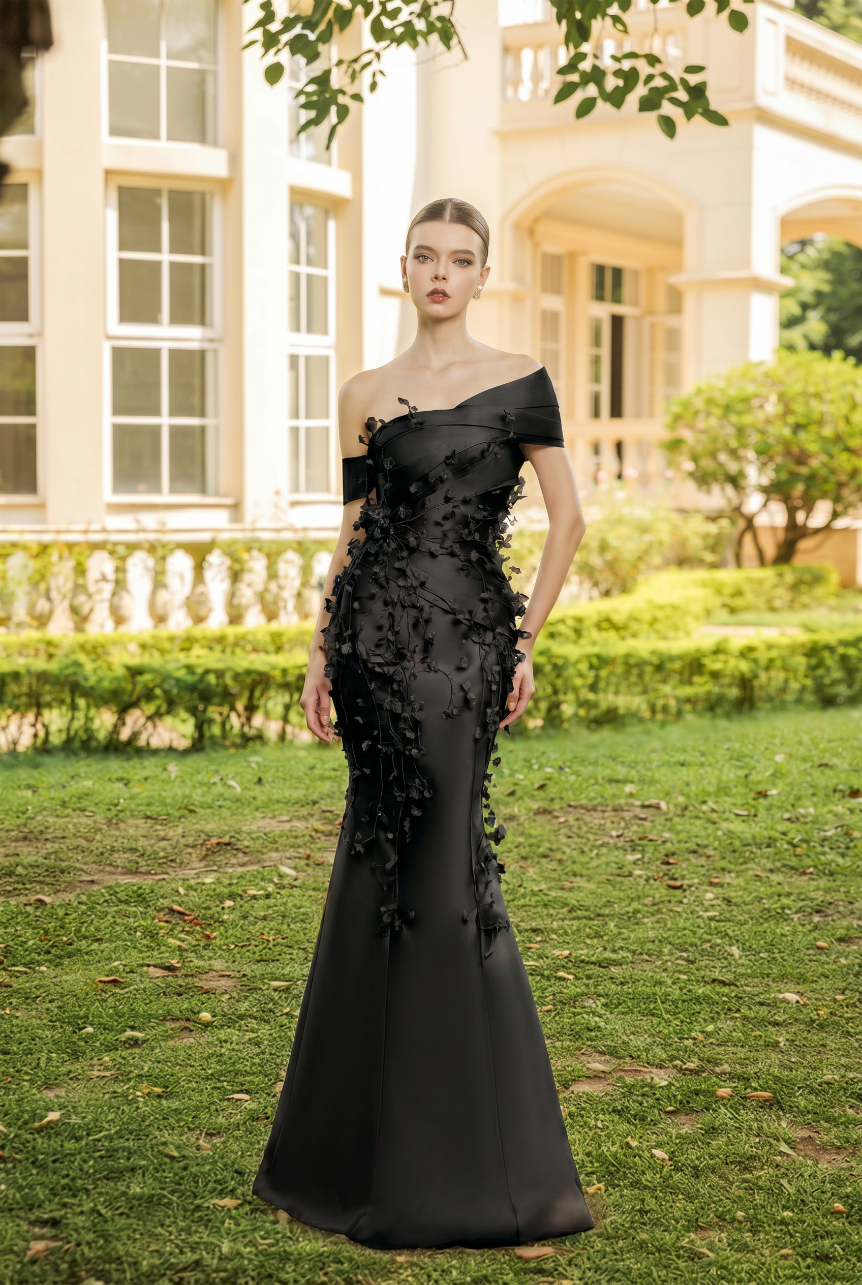 Antoinettee Taffeta Dress