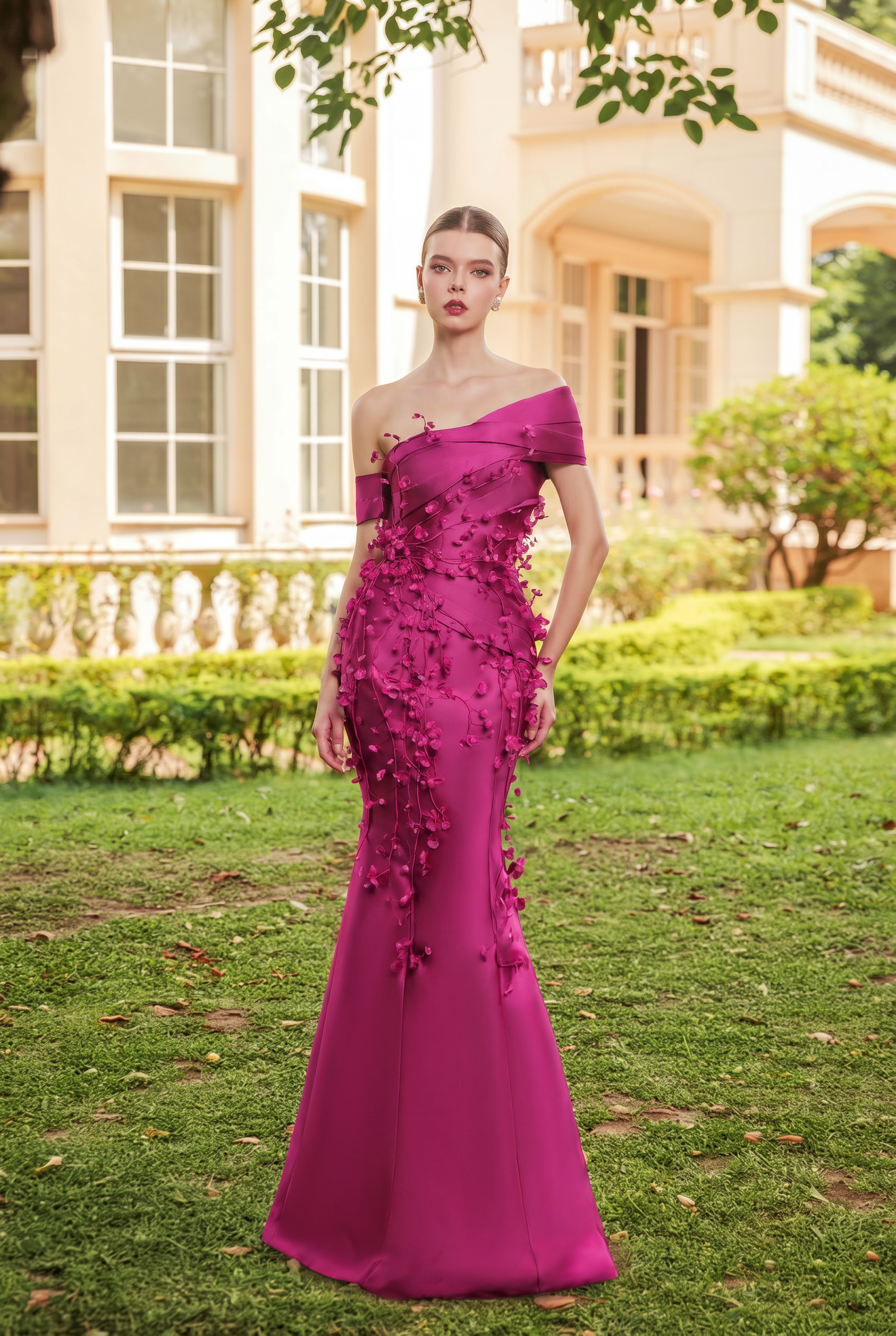 Antoinettee Taffeta Dress