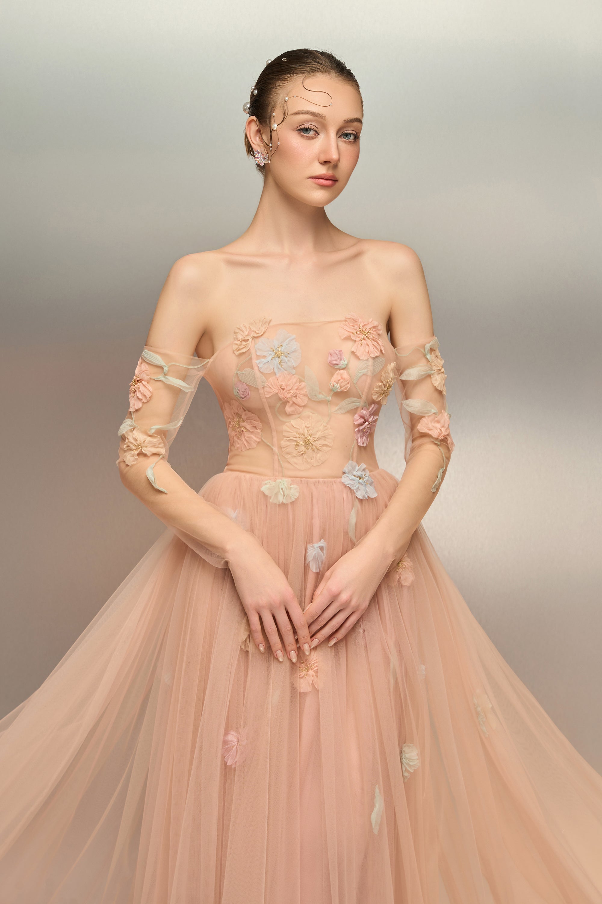 Talh tulle flower dress