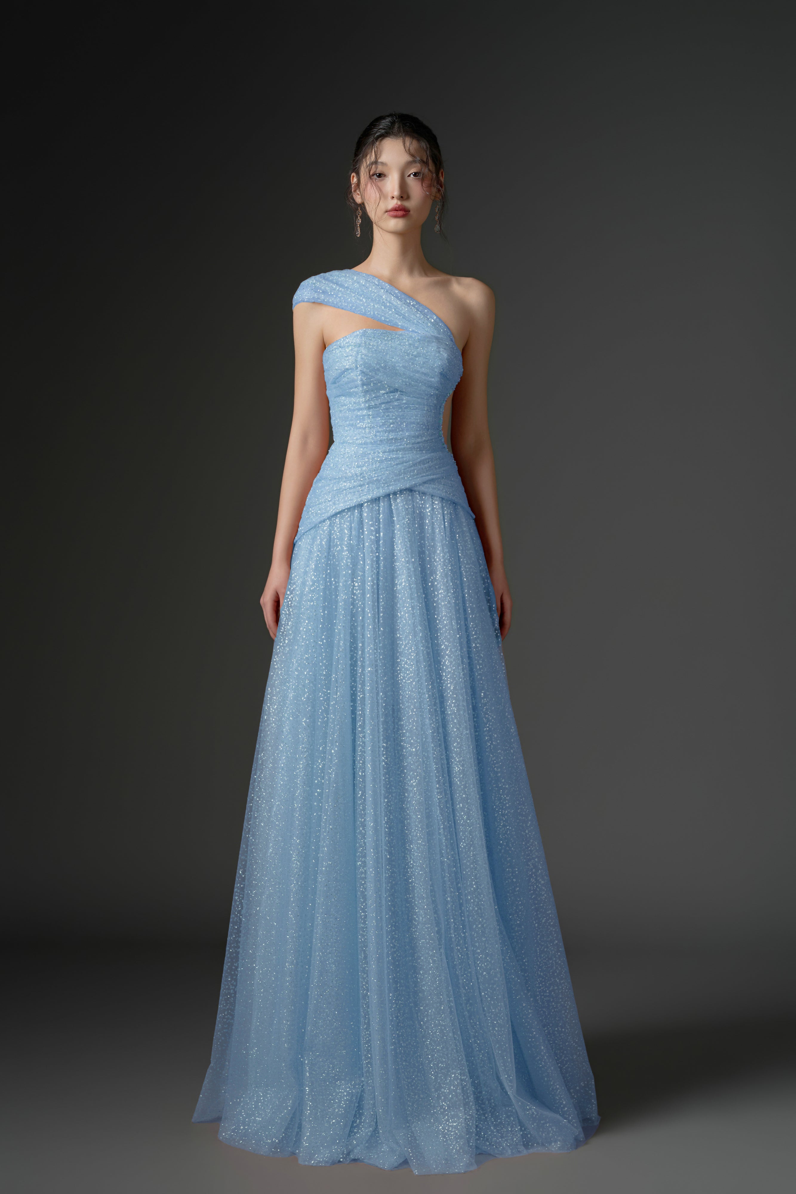 Dajajah glitter tulle dress