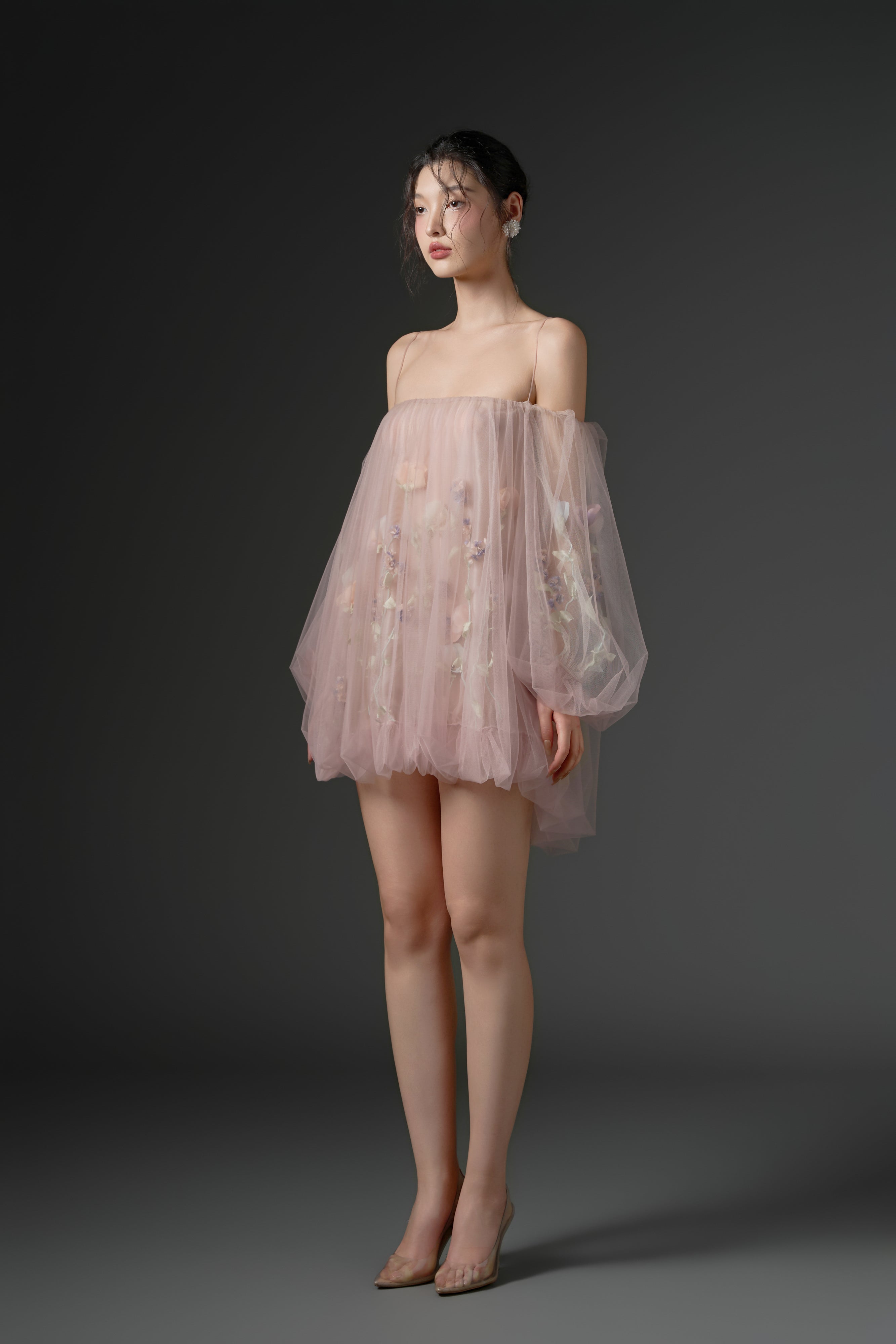 Sulhufah tulle flower dress