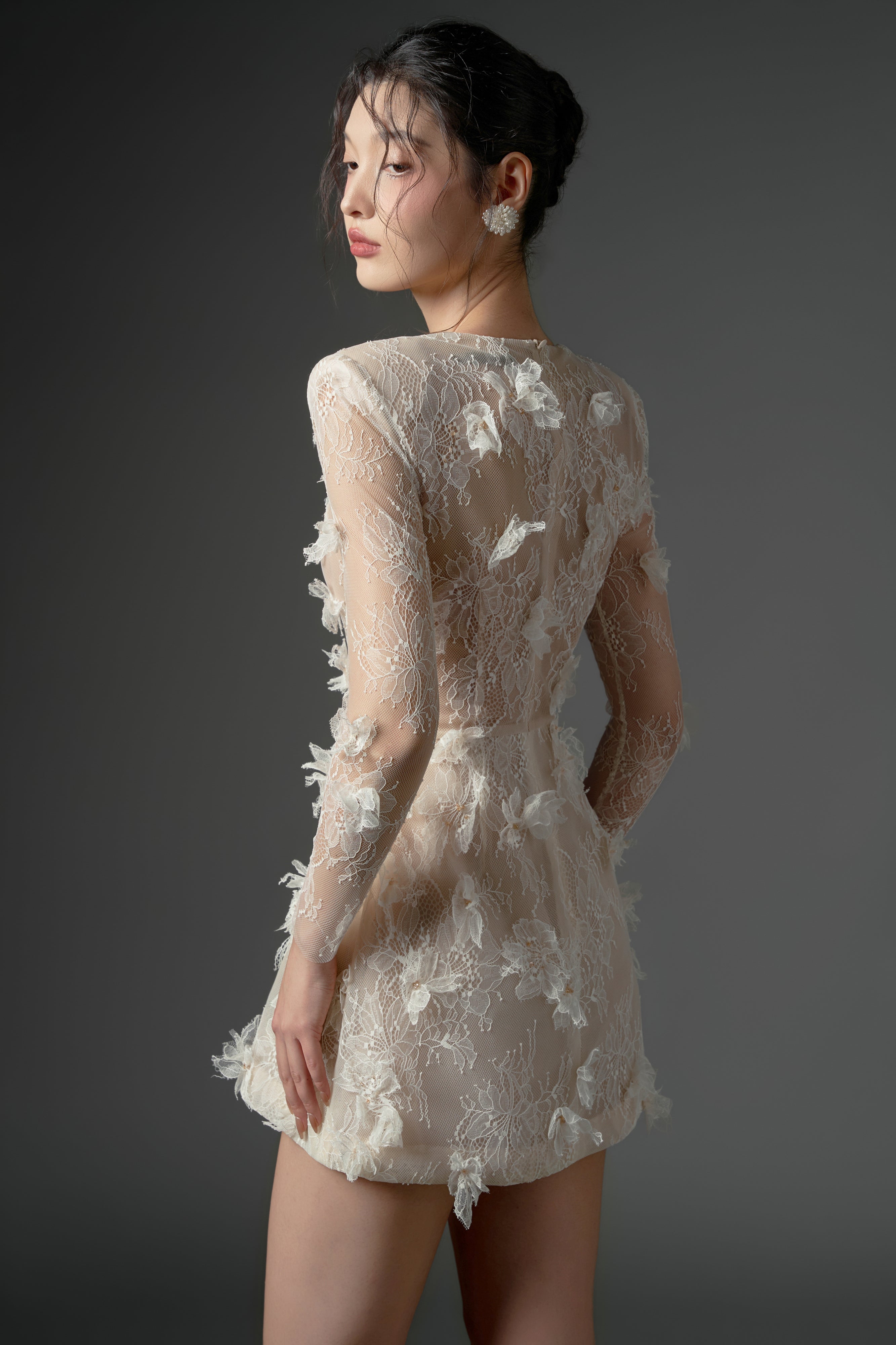 Dubb lace flower dress