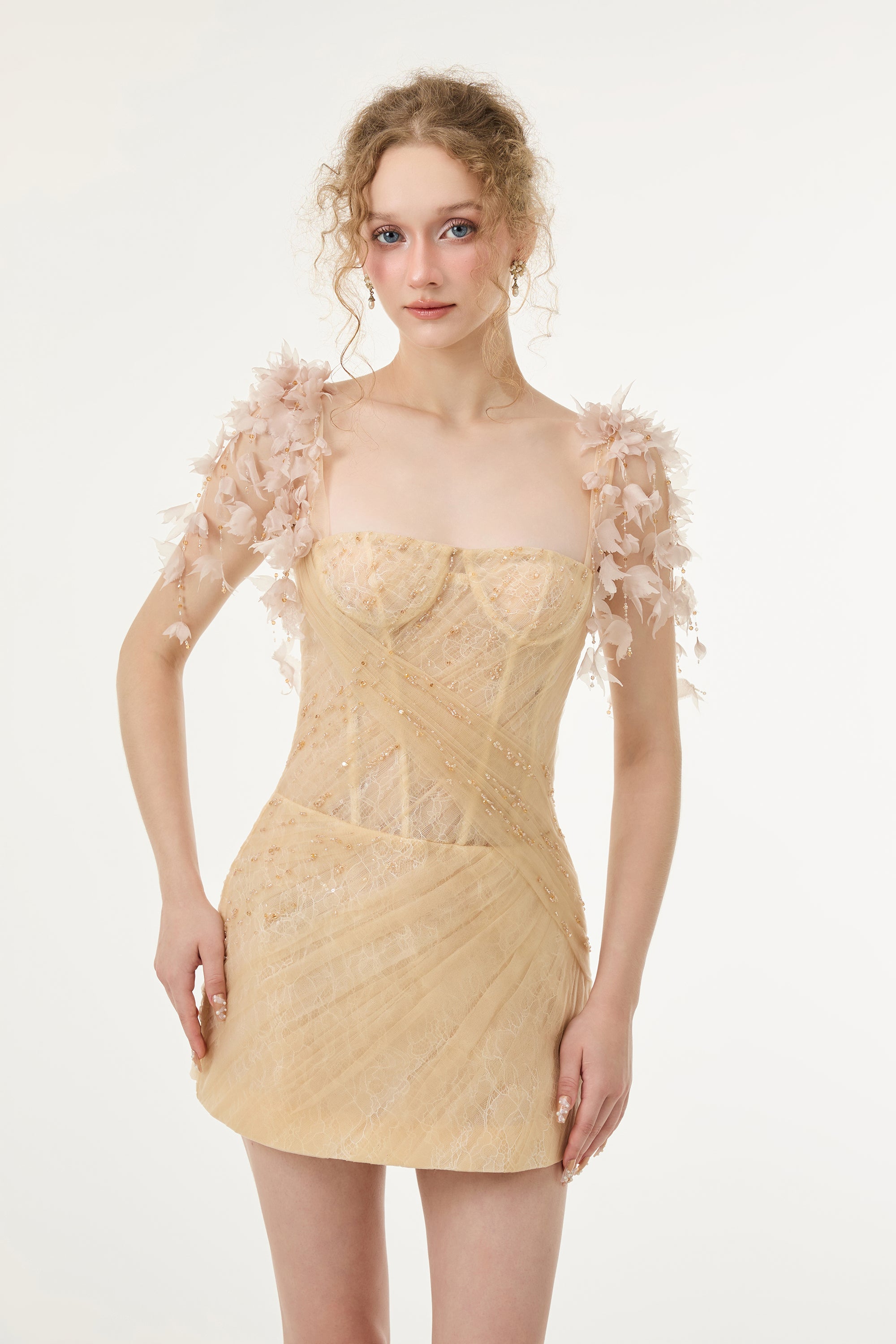 Catalina Tulle & Lace Dress