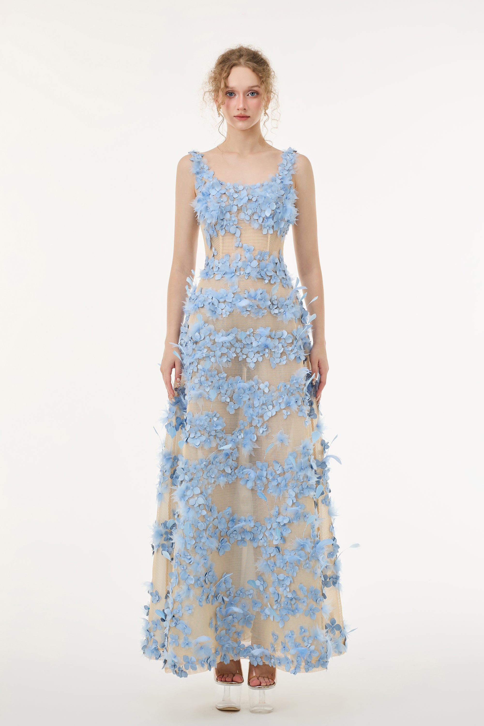 Alessia Silk Taffeta & Tulle Dress