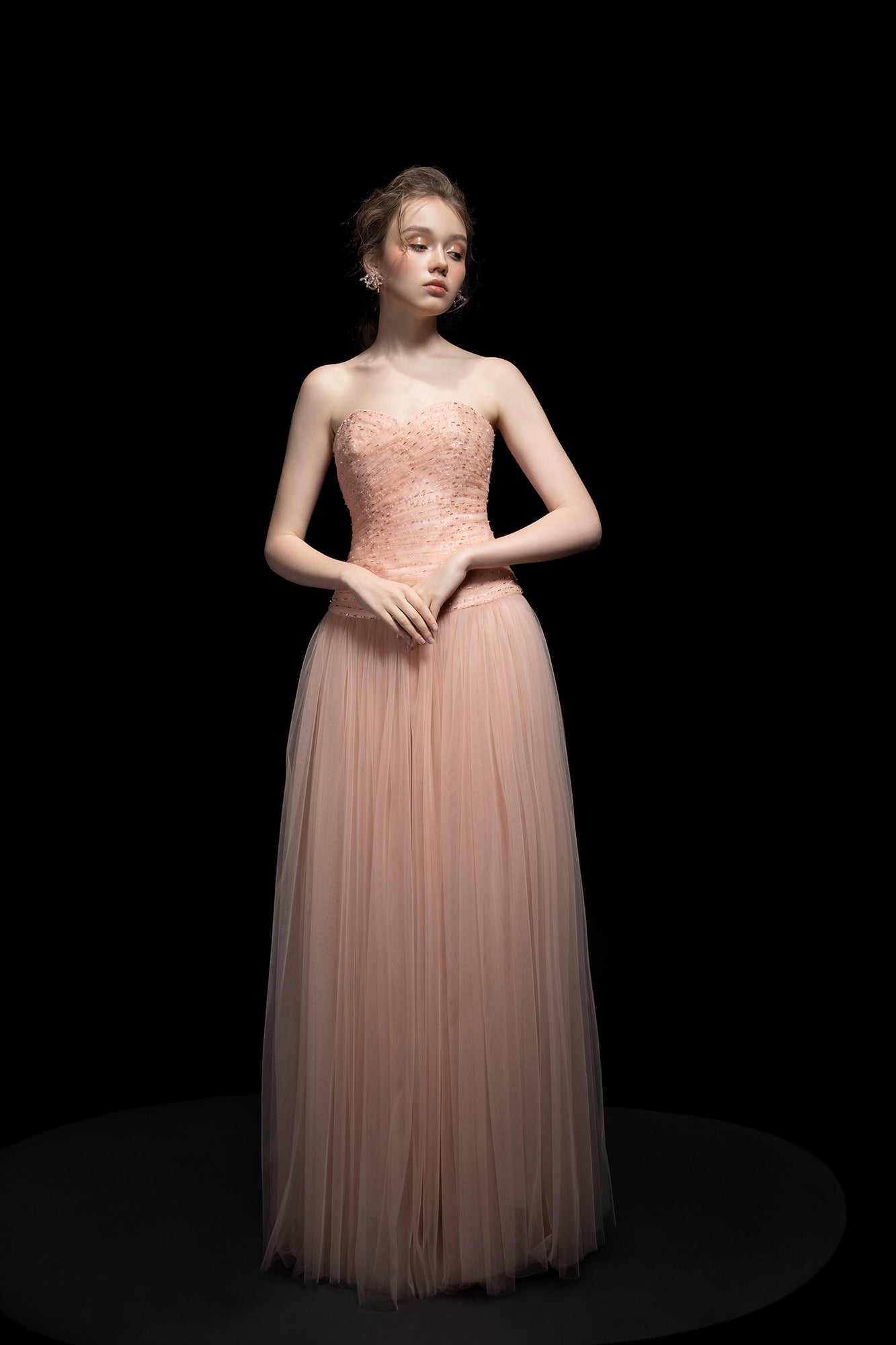 Adria Tulle strapless dress