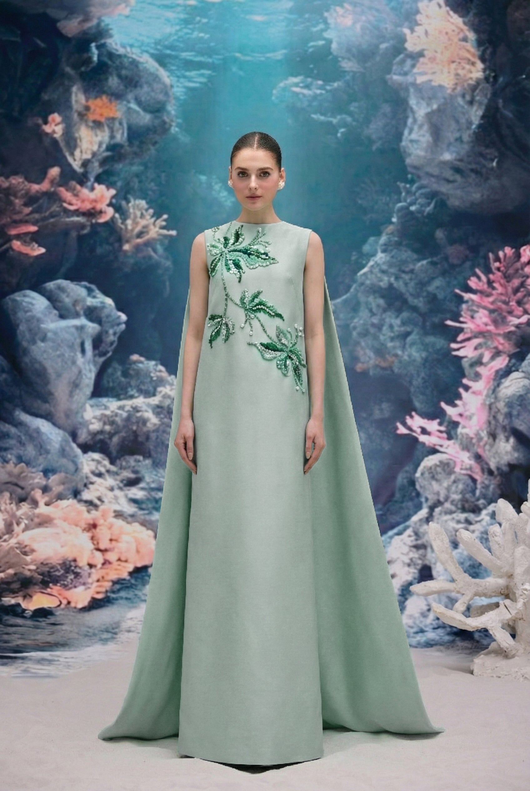 Lysandra Royal Taffeta Dress