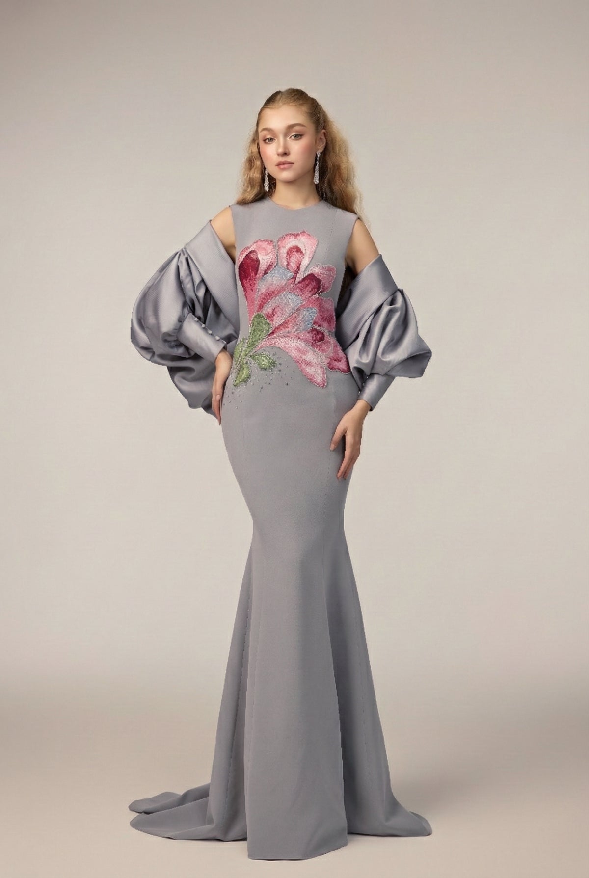 Elvira Royal Silk dress