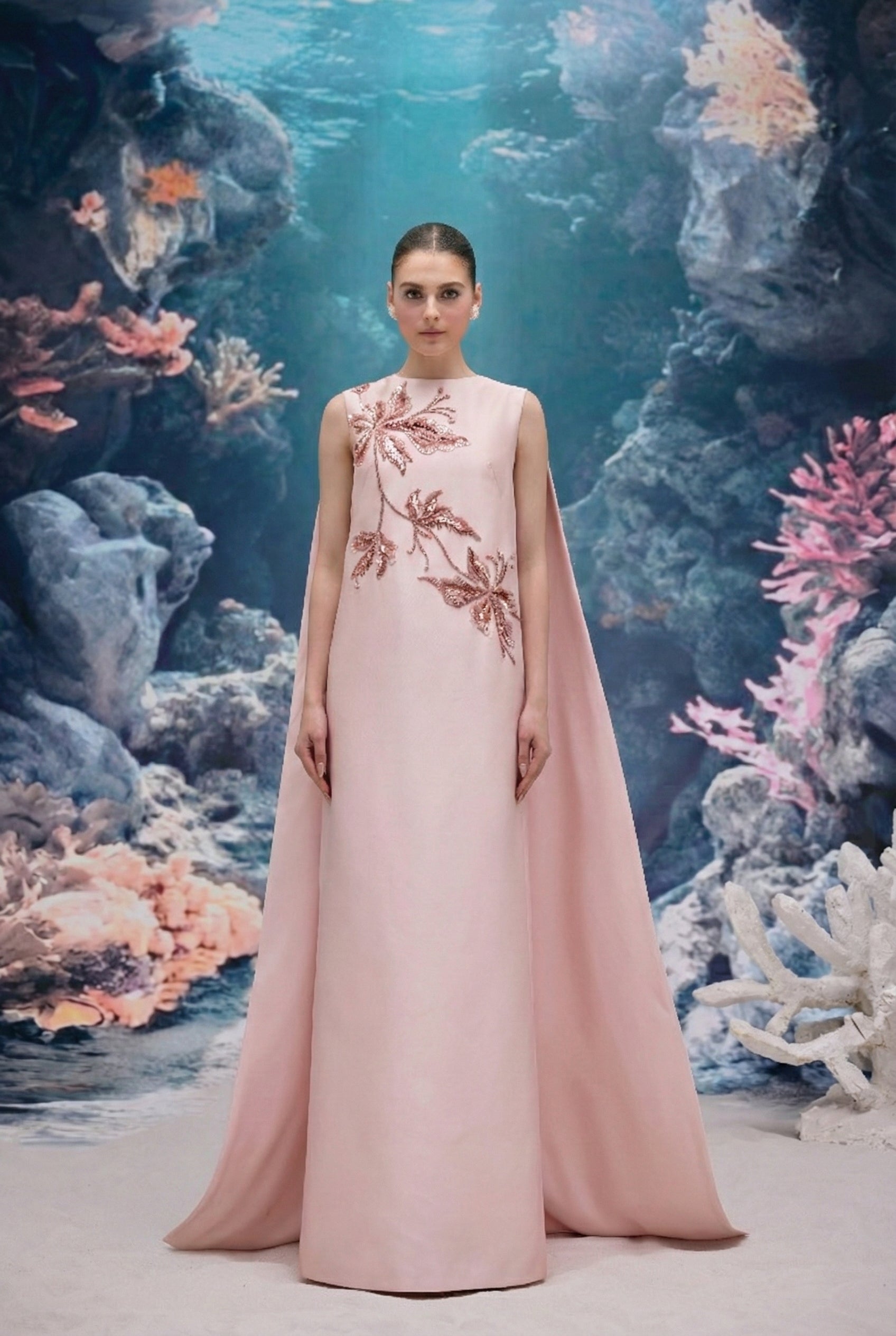 Lysandra Royal Taffeta Dress