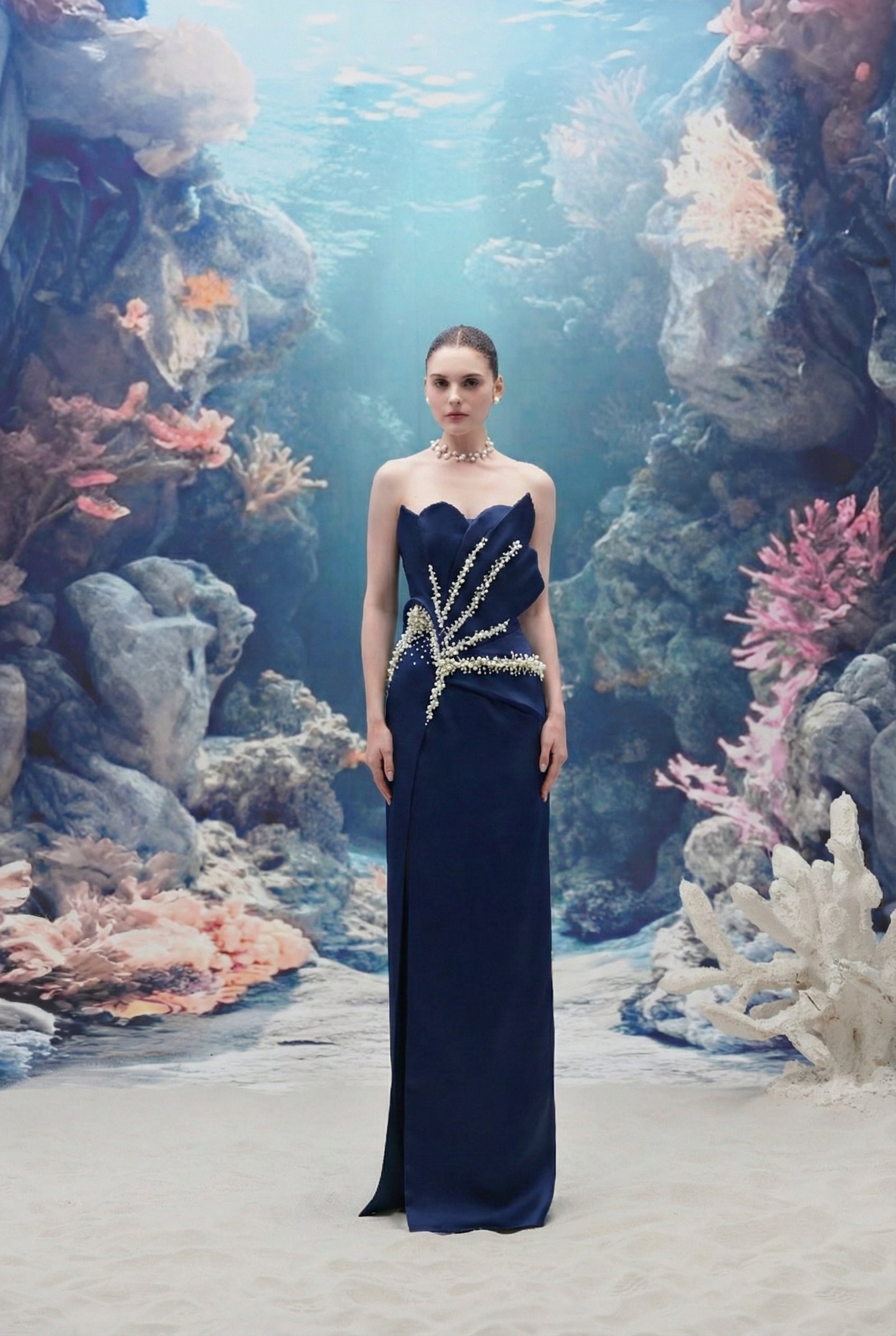 Sirena Water Silk Taffeta Dress
