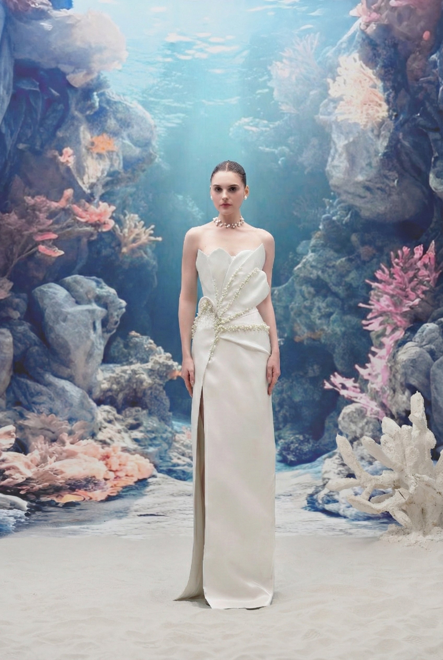Sirena Water Silk Taffeta Dress