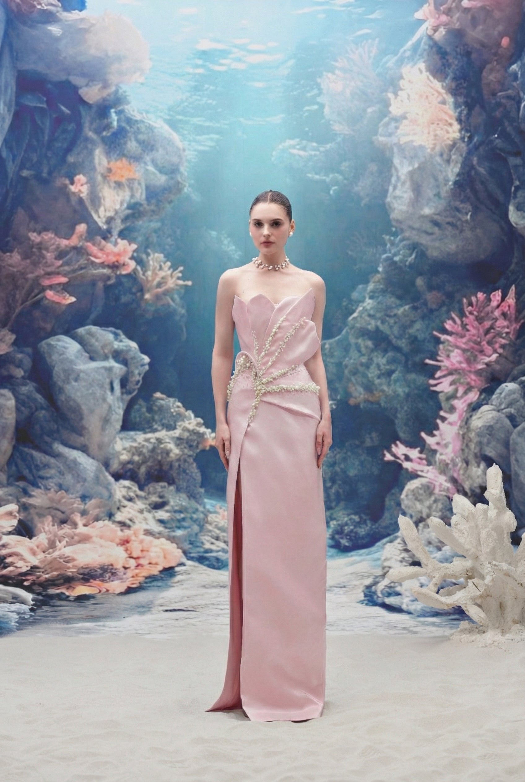 Sirena Water Silk Taffeta Dress