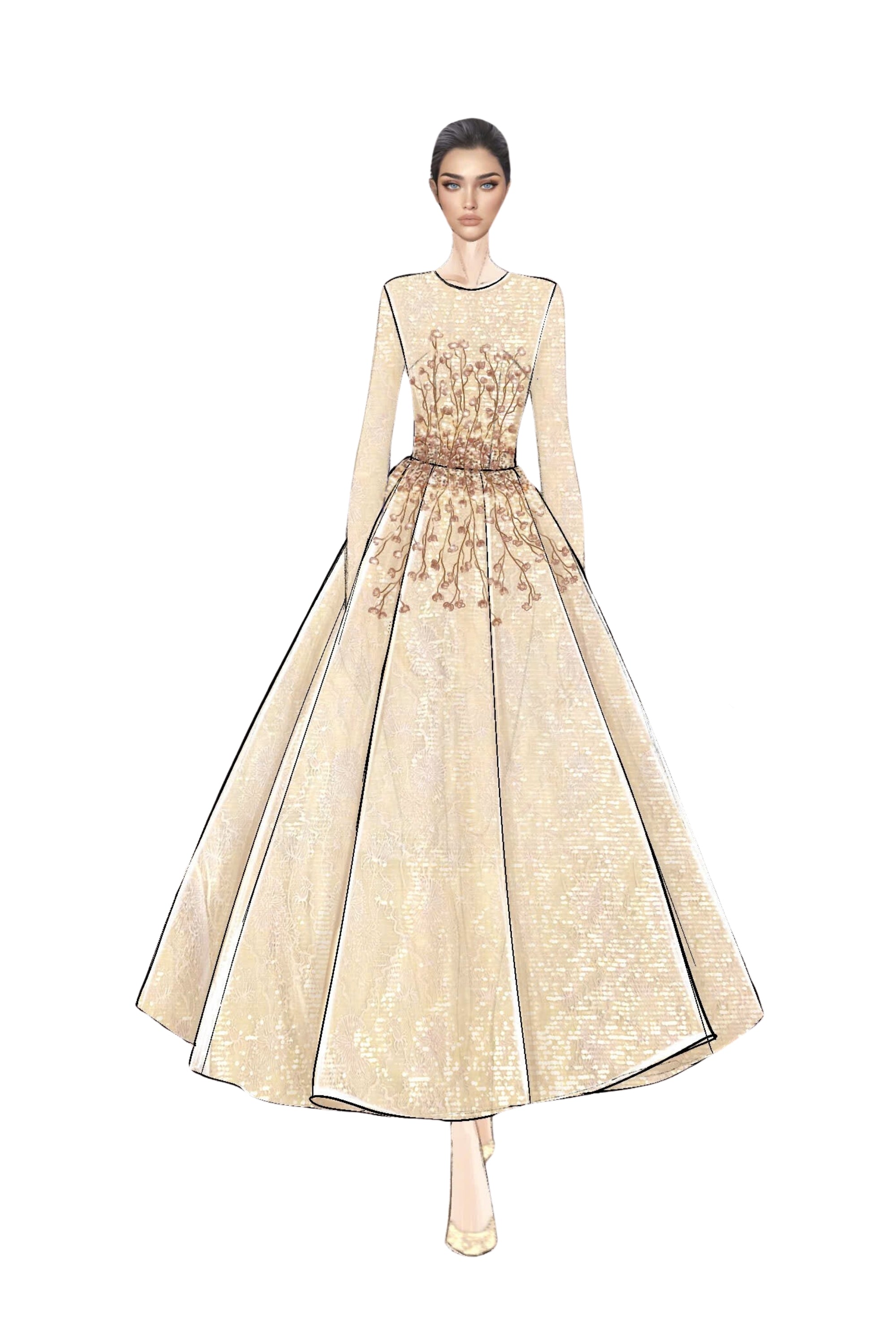 Qaranful sequin dress