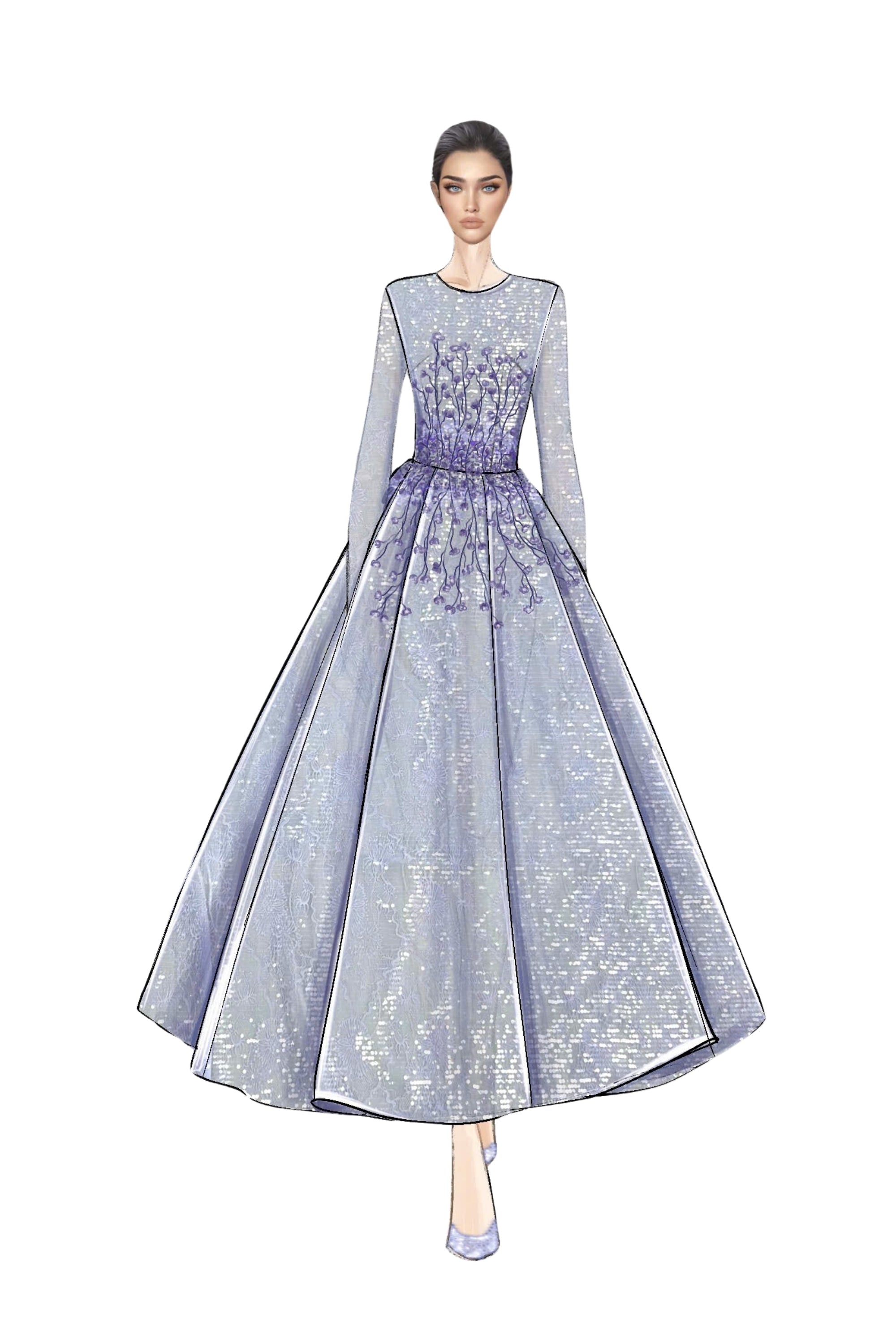 Qaranful sequin dress