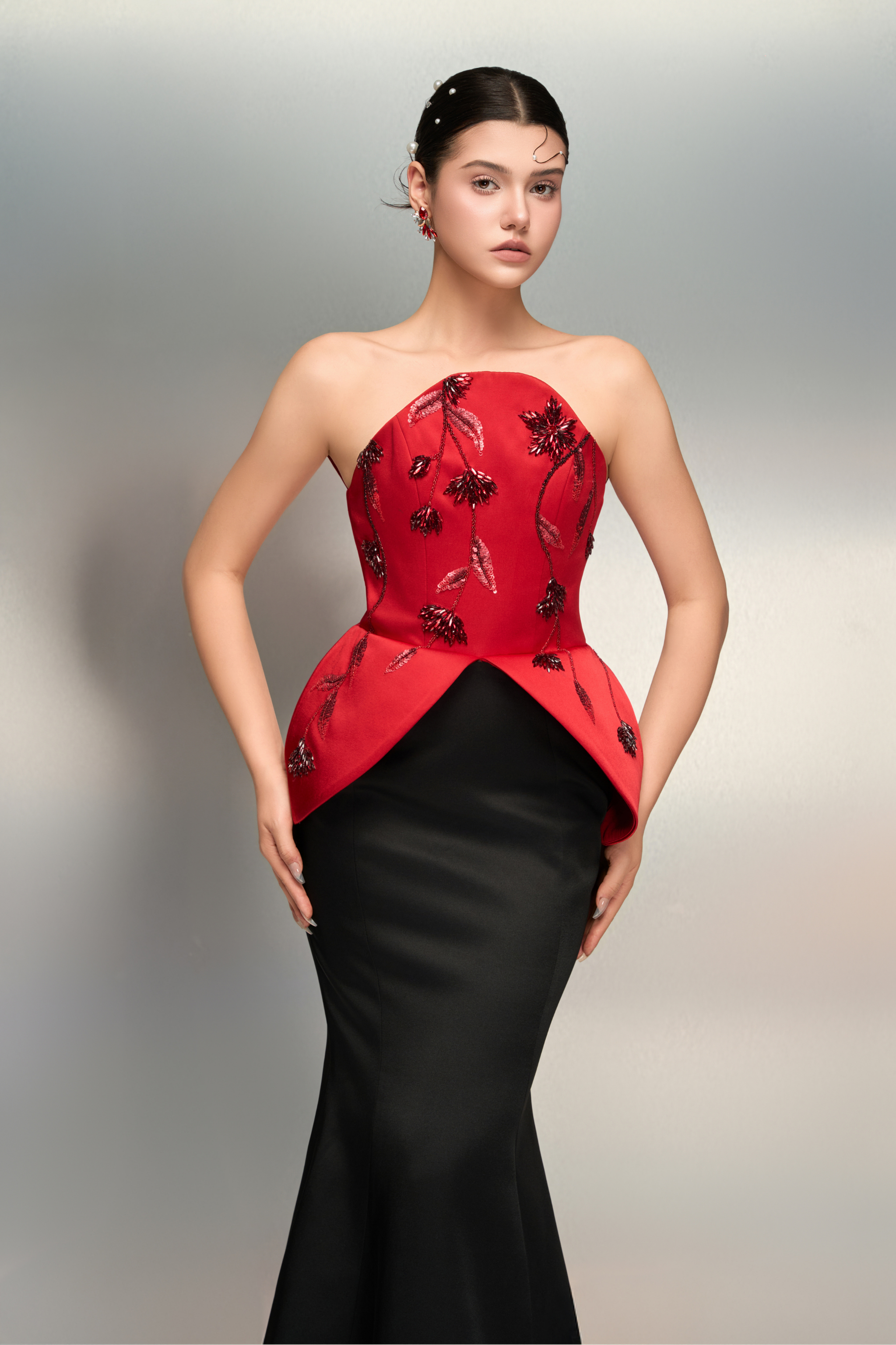 Dana silk taffeta dress