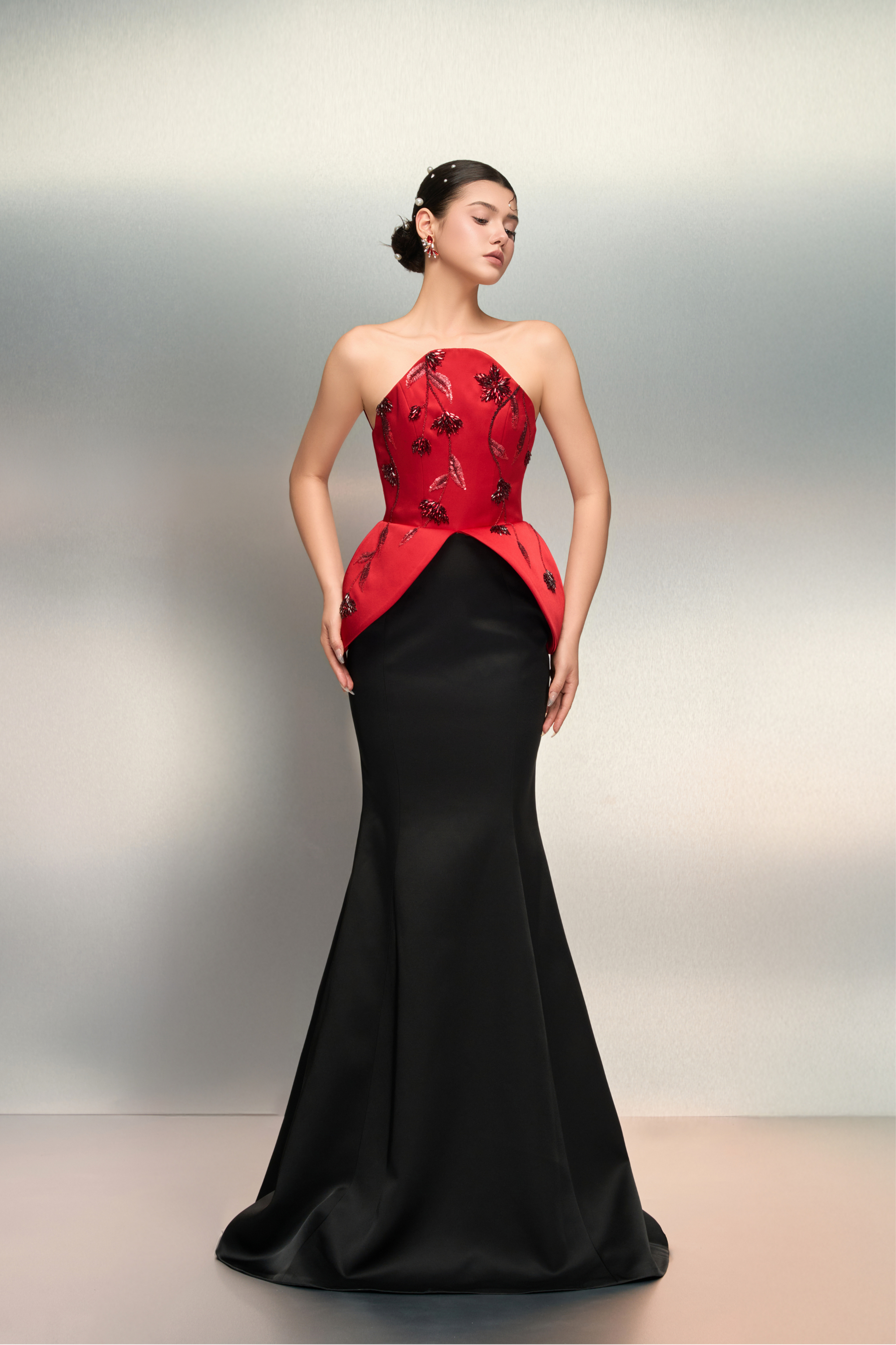 Dana silk taffeta dress