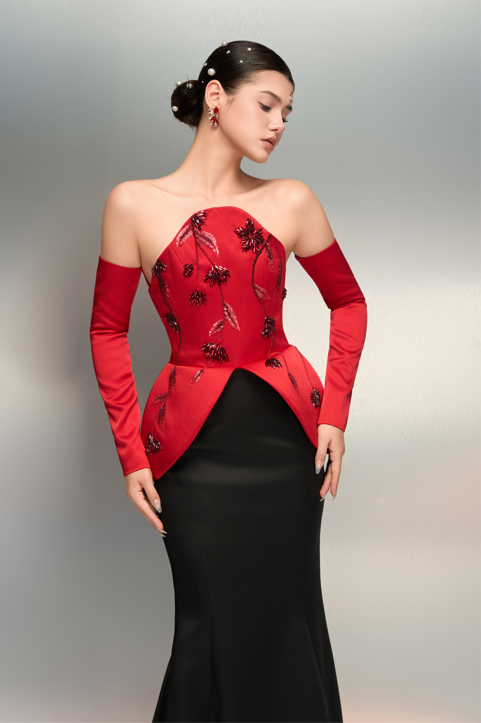 Dana silk taffeta dress