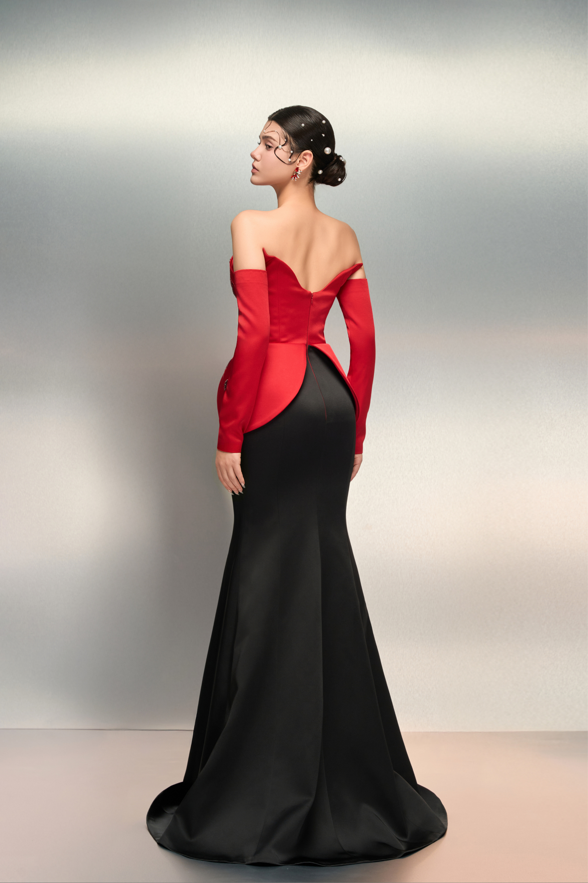 Dana silk taffeta dress