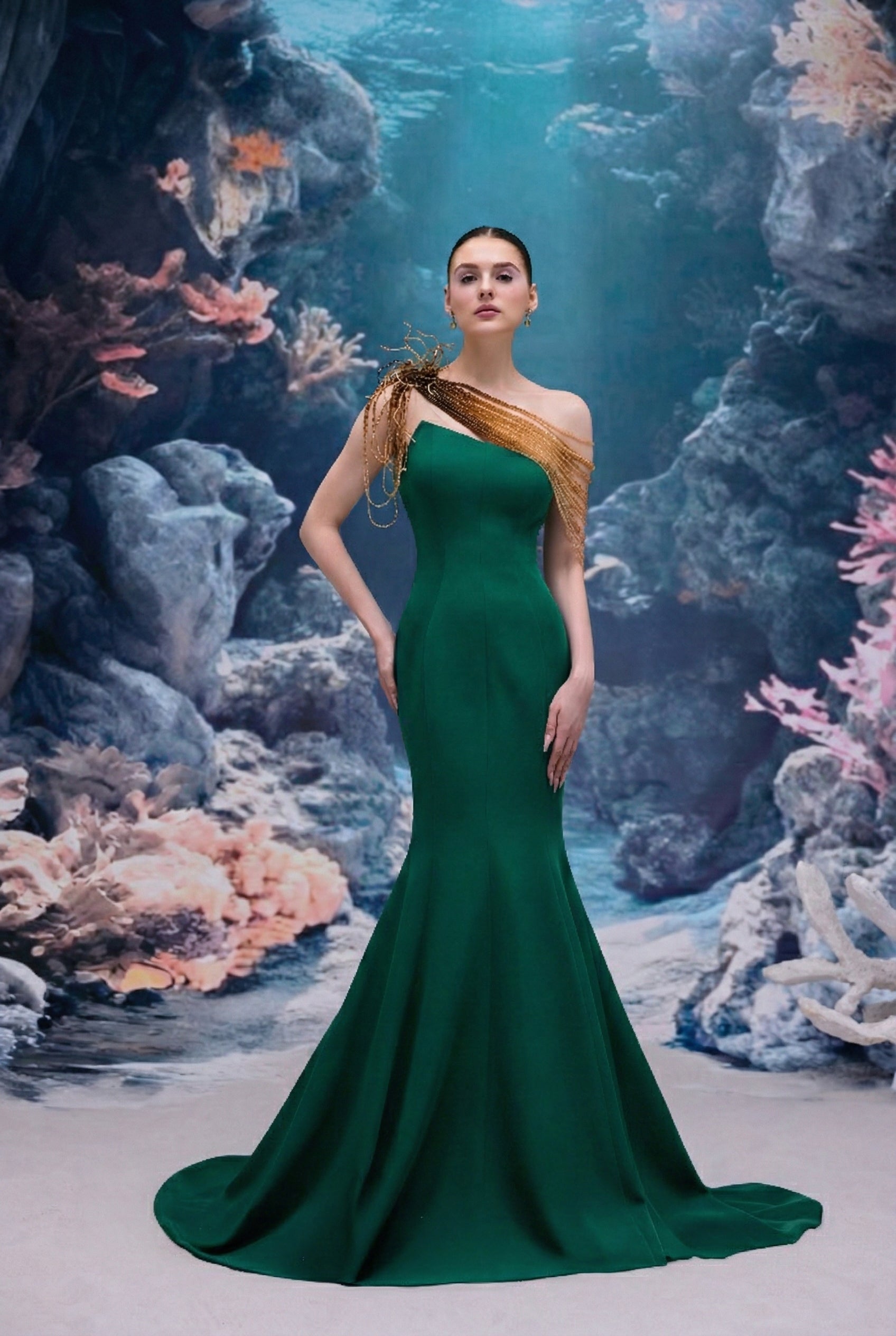 Thalia Crepe Dress