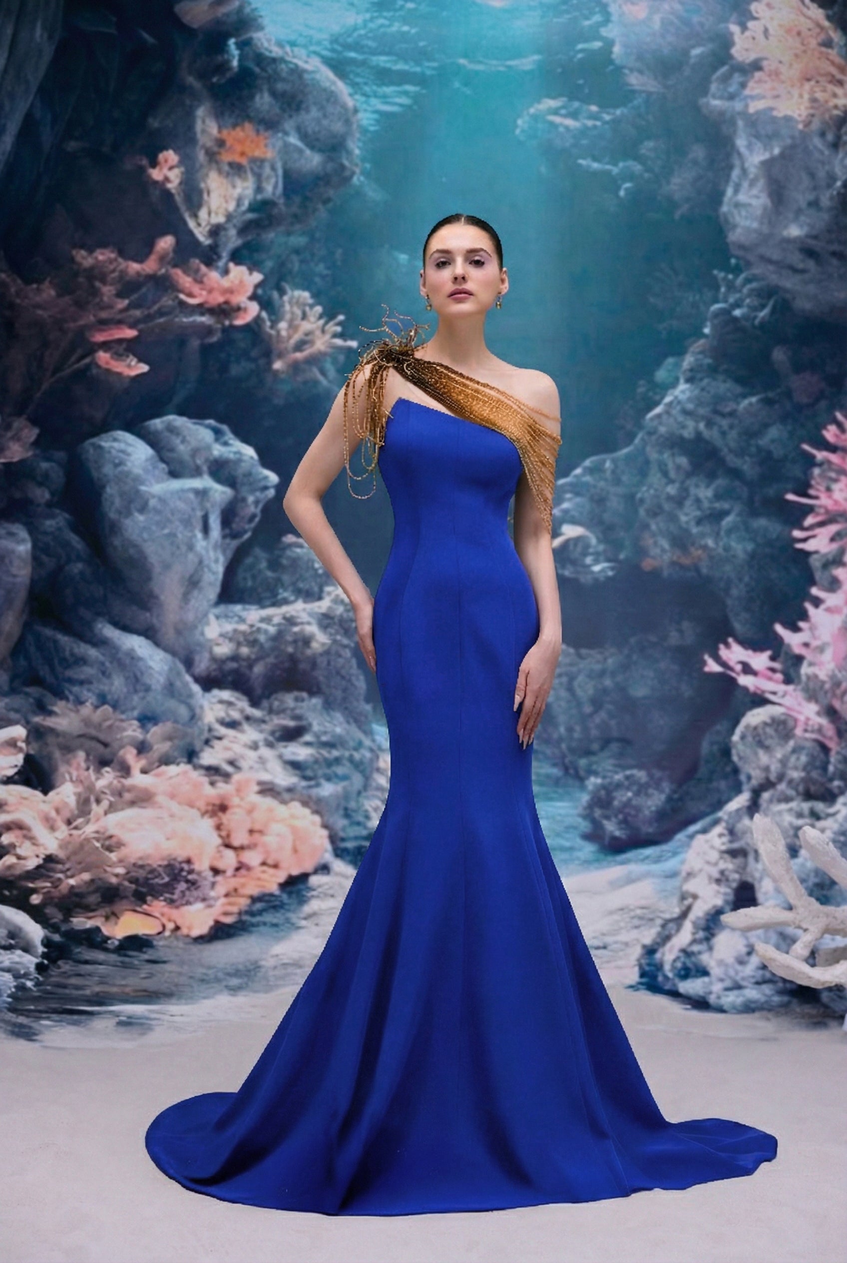 Thalia Crepe Dress