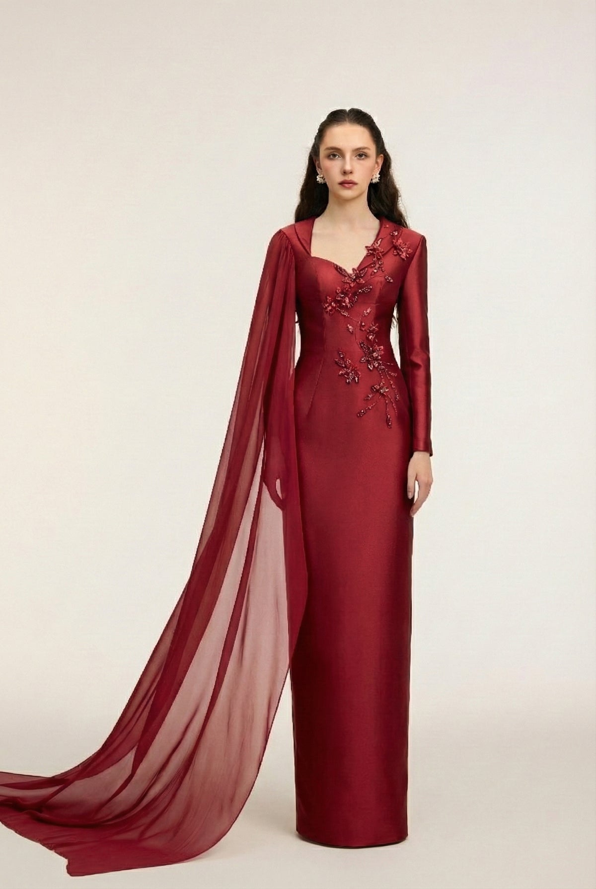 Theodora Royal taffeta & silk dress