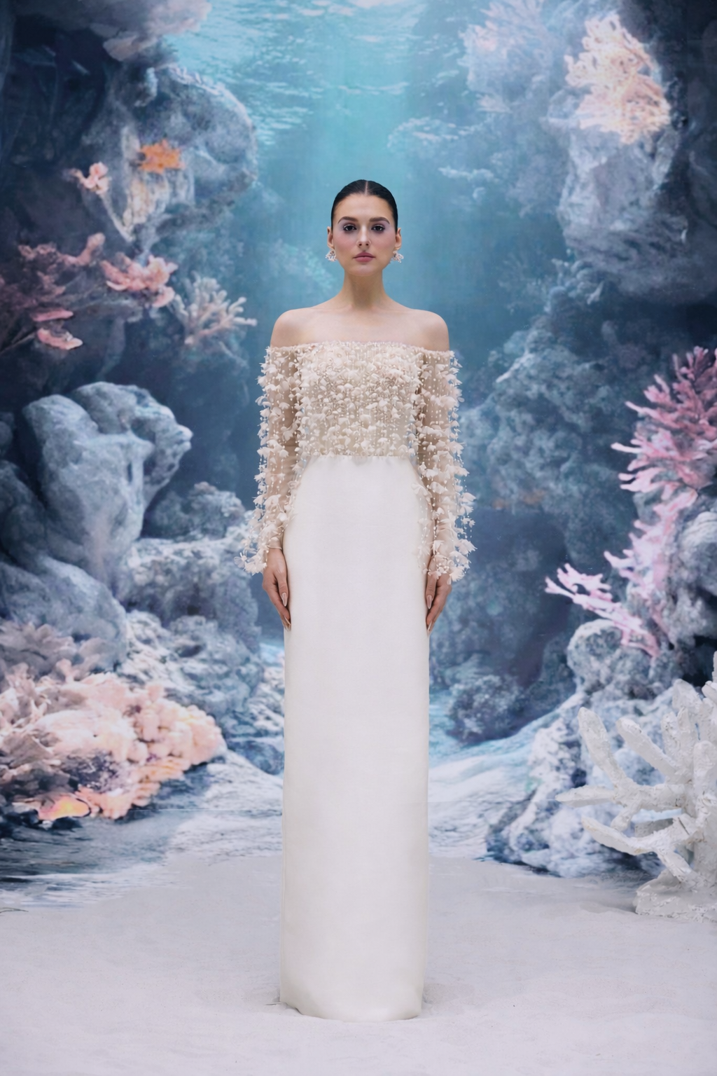Yvette Tulle & Royal Taffeta Dress
