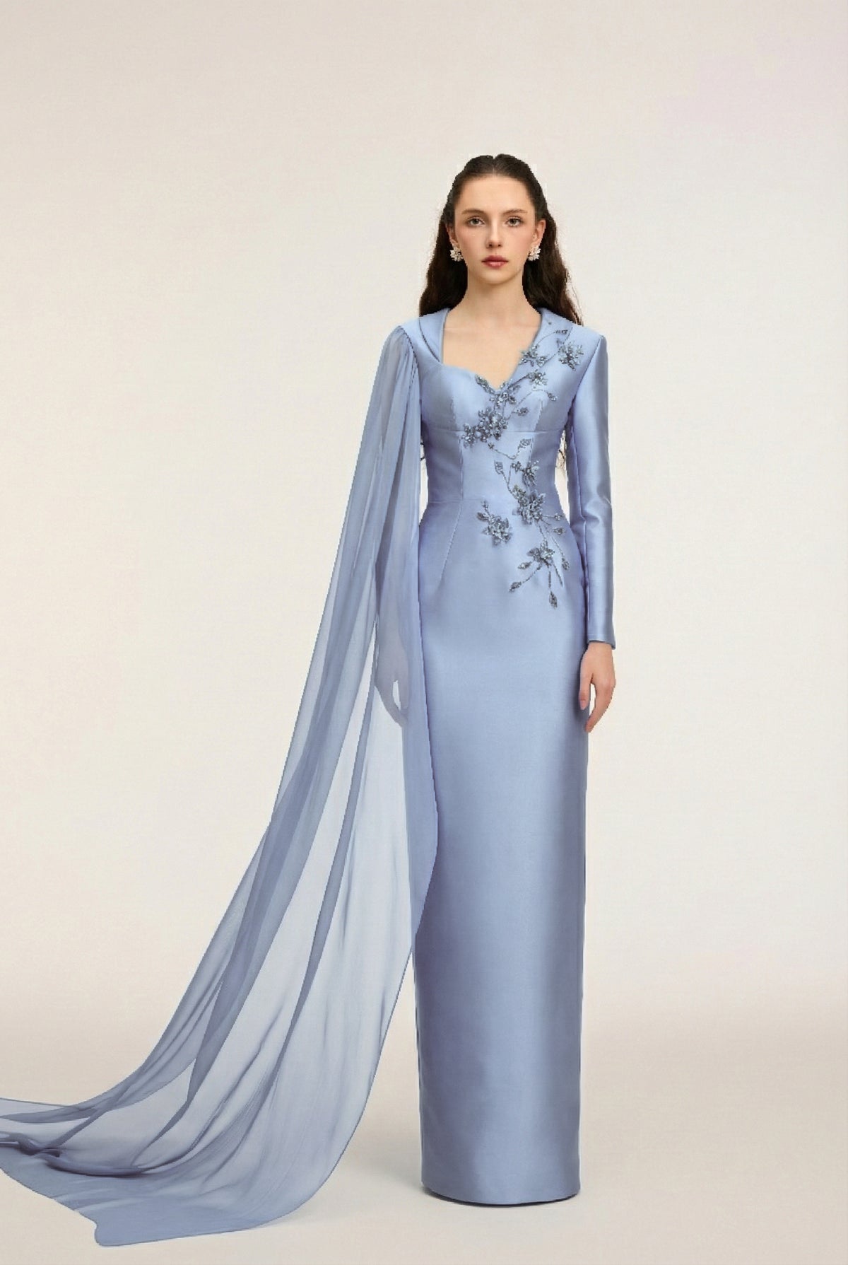 Theodora Royal taffeta & silk dress
