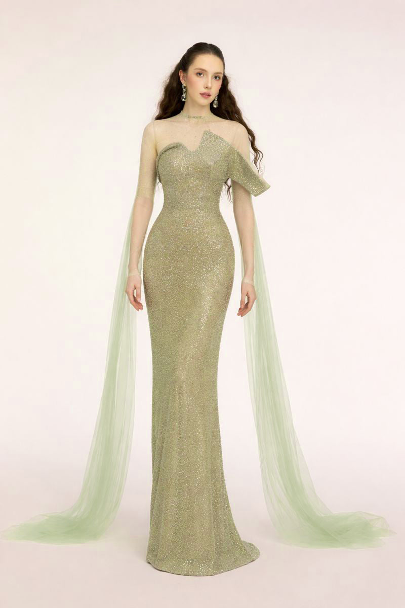 Elsinore Sequin & Tulle dress
