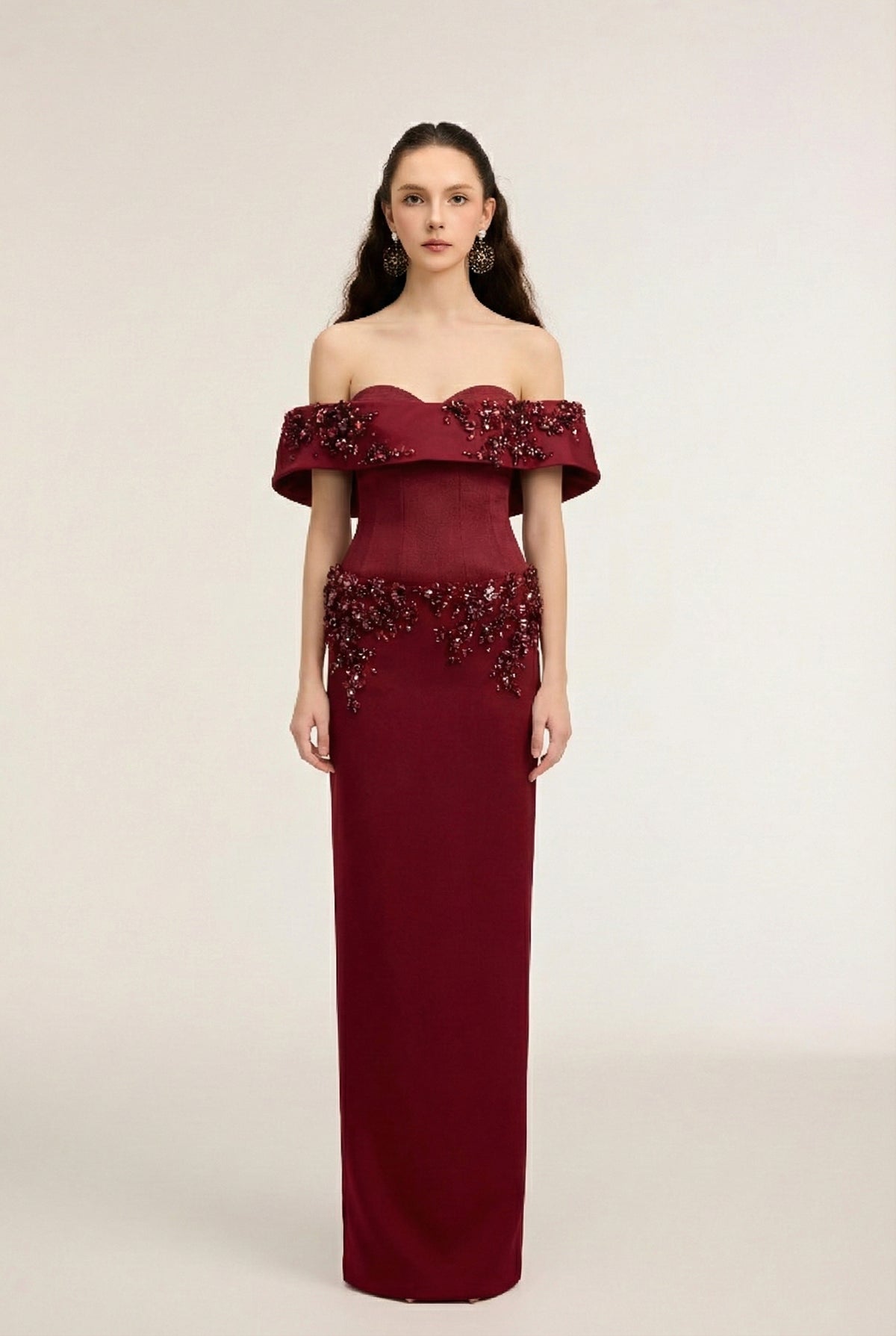 Malika Silk Taffeta & Crepe dress