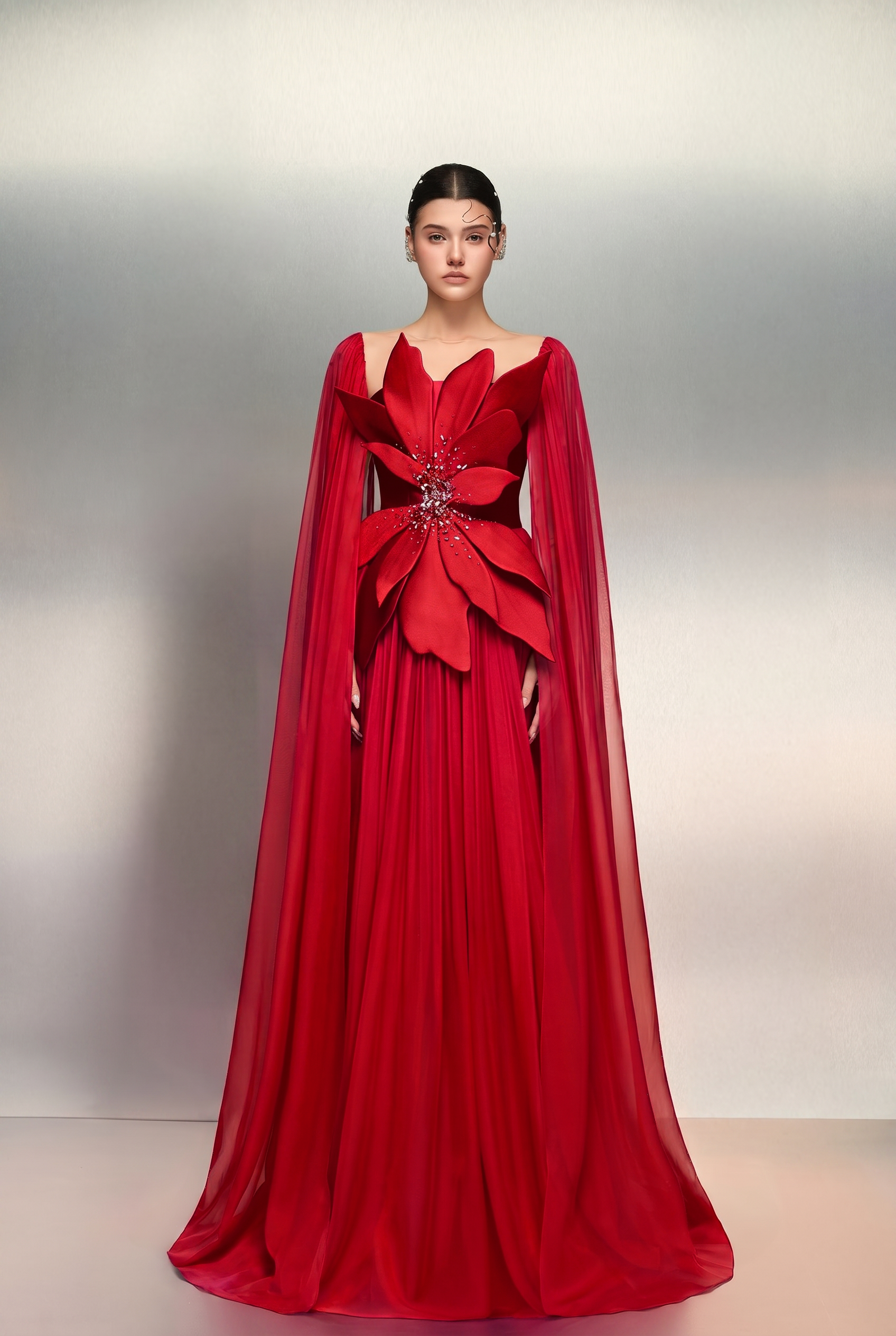 Shamma silk dress
