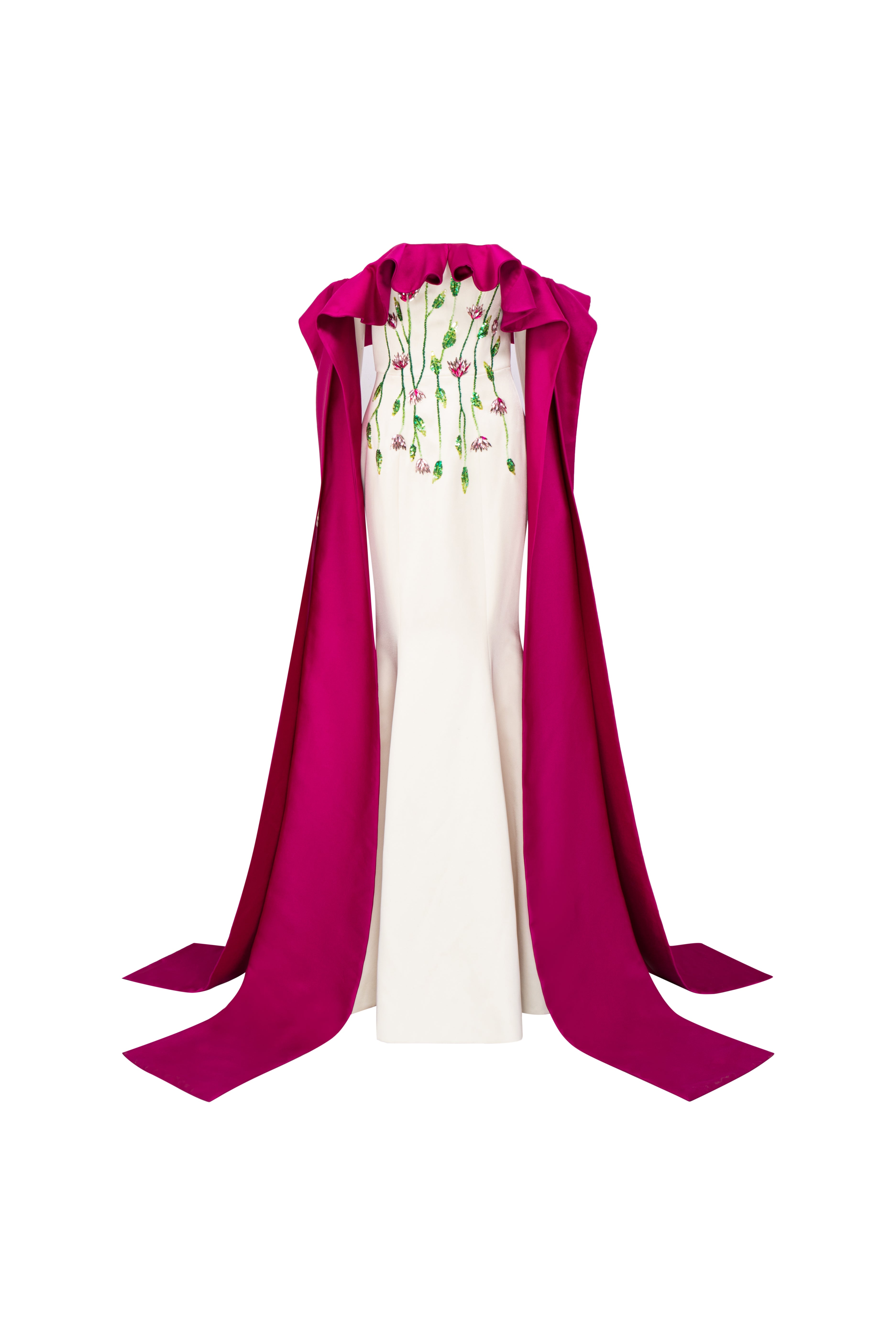 Ruqayya silk taffeta dress