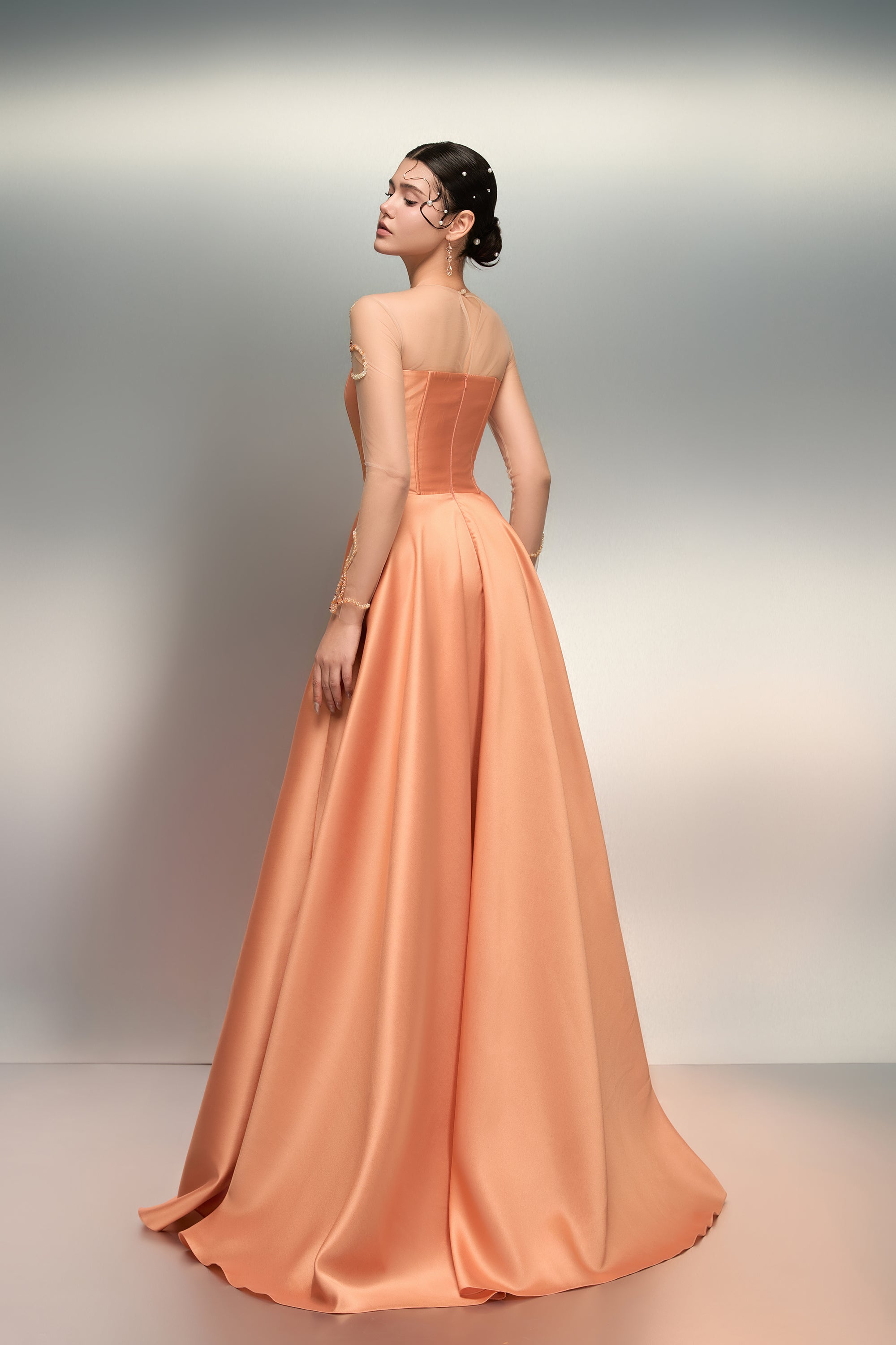Lina light taffeta dress