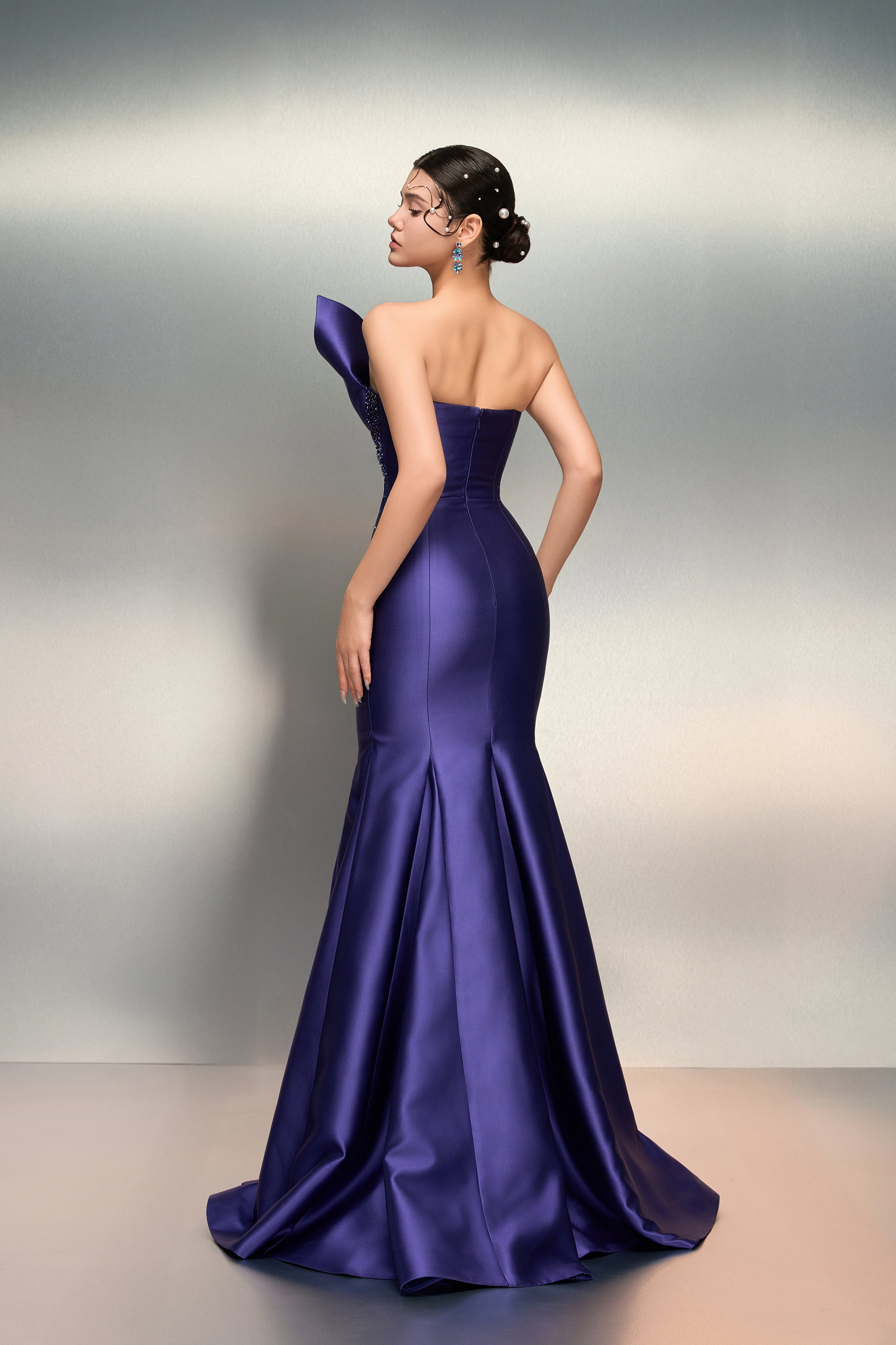 Mariam royal taffeta dress