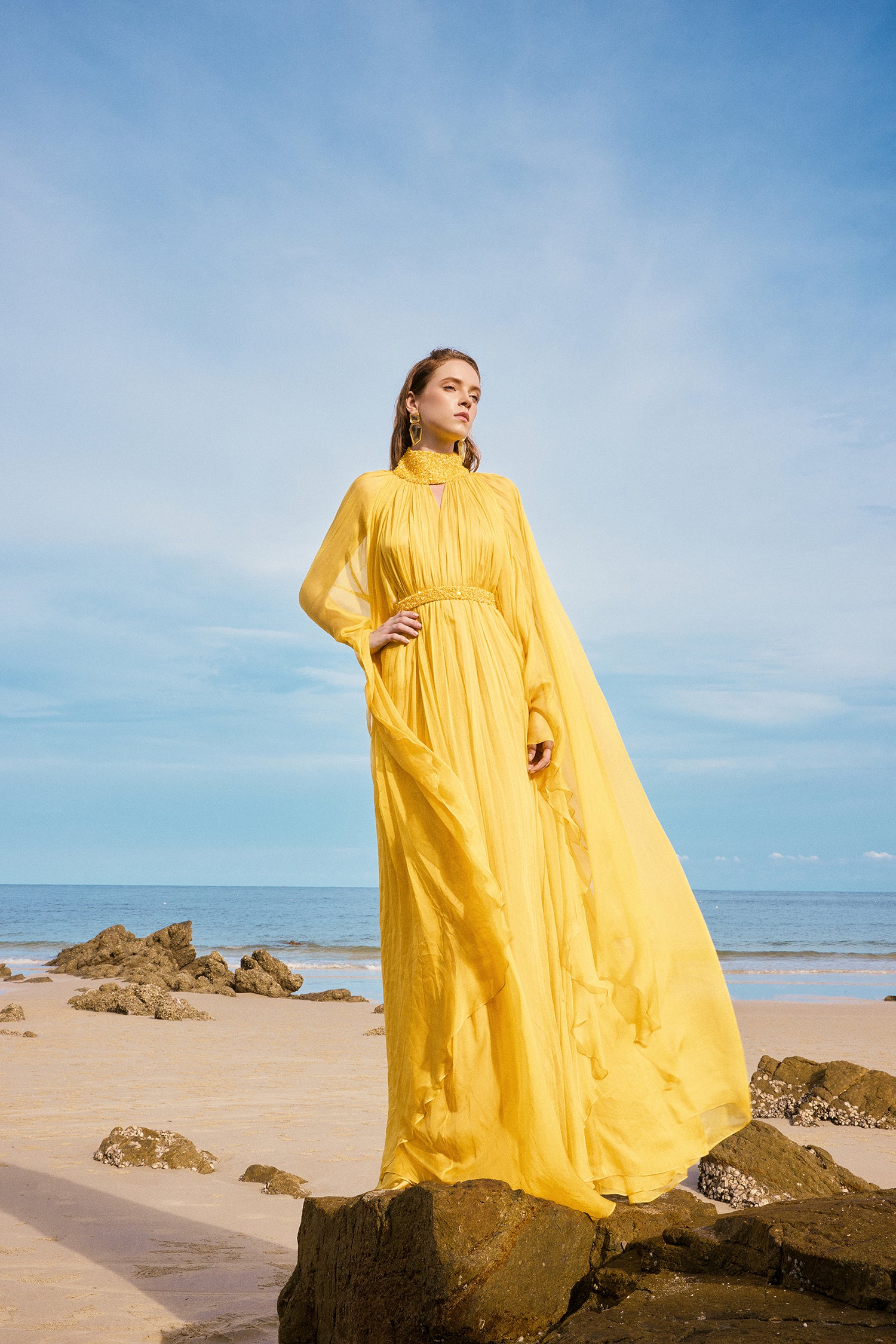 Vanessa silk sequins dress