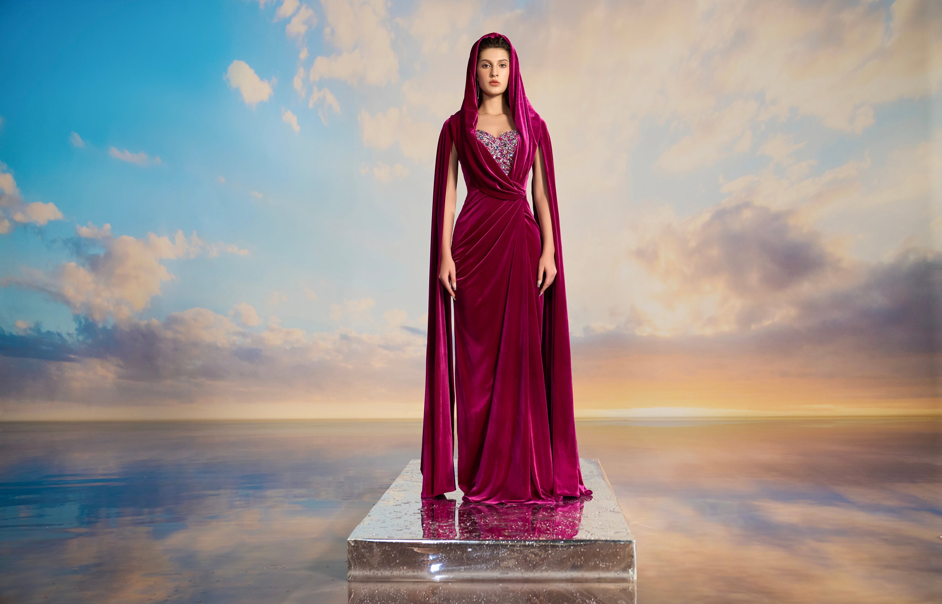 Freya Velvet hat dress