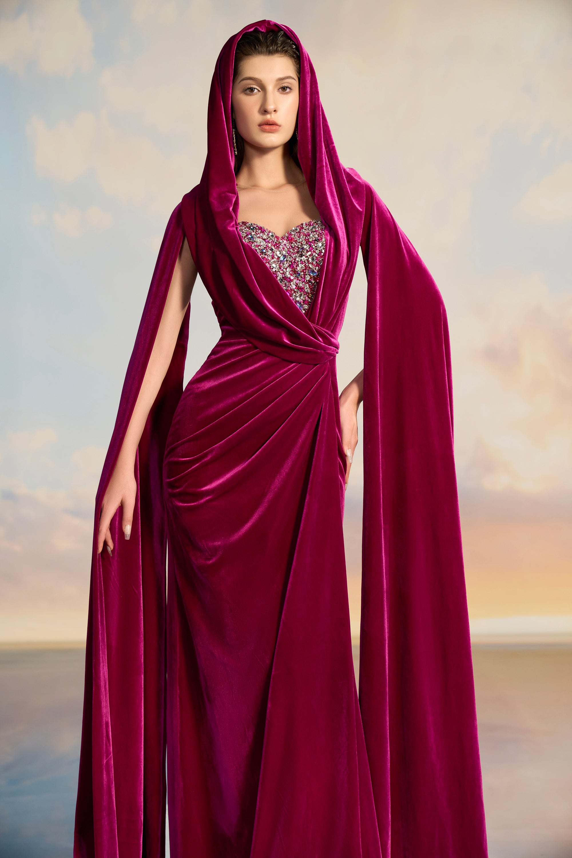 Freya Velvet hat dress