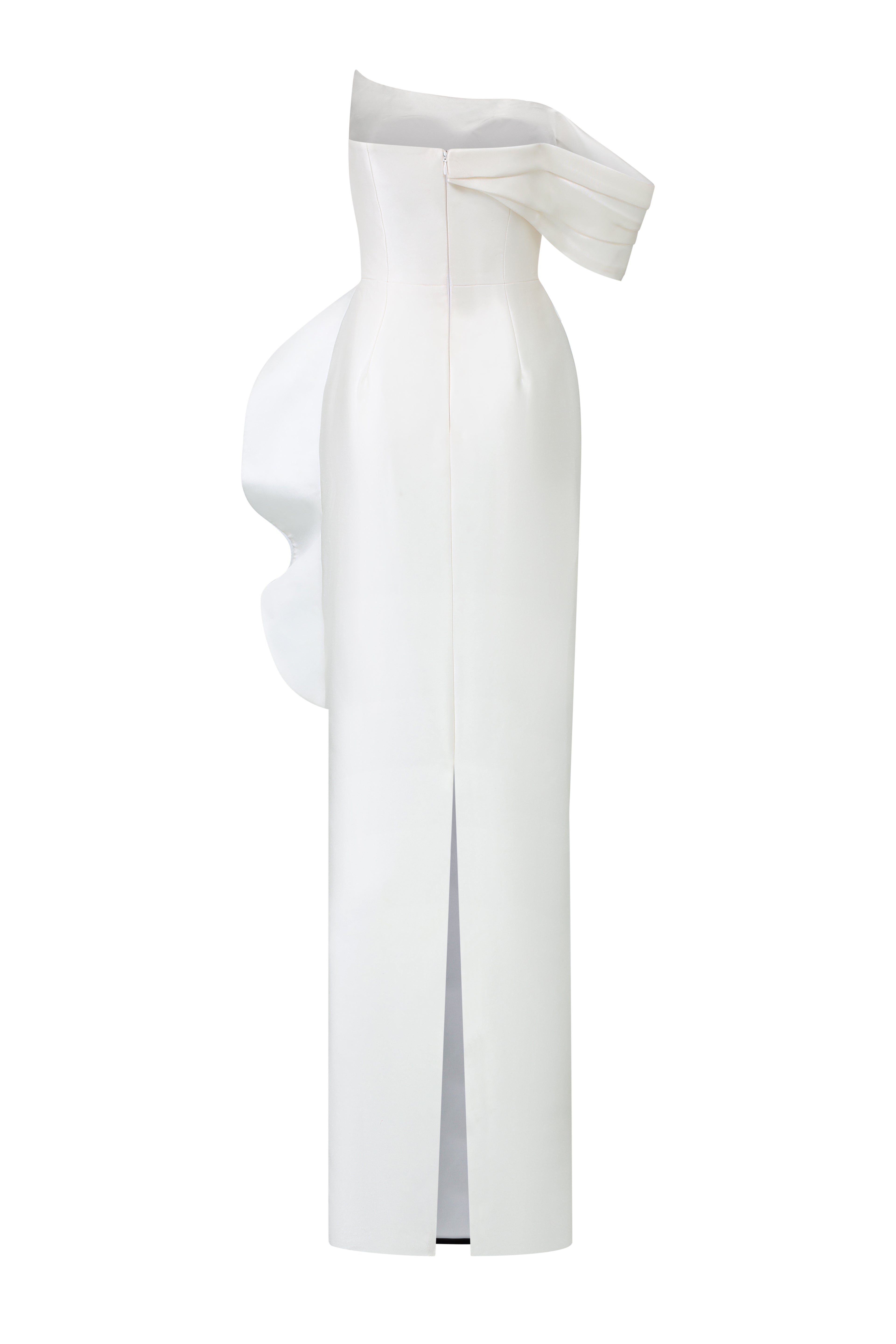 Amelinda Royal Taffeta peplum dress