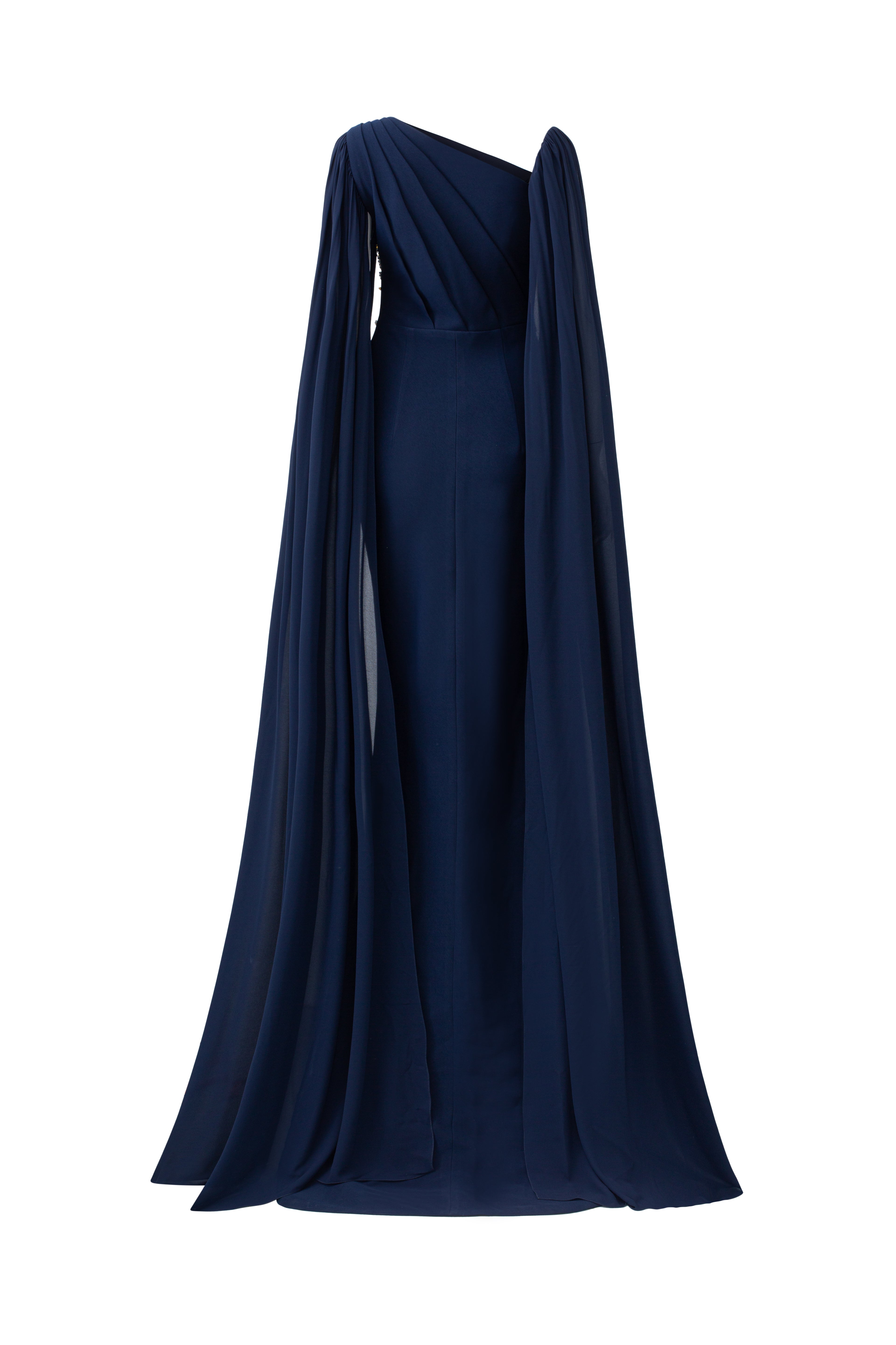 Miranda Crepe Fishtail dress