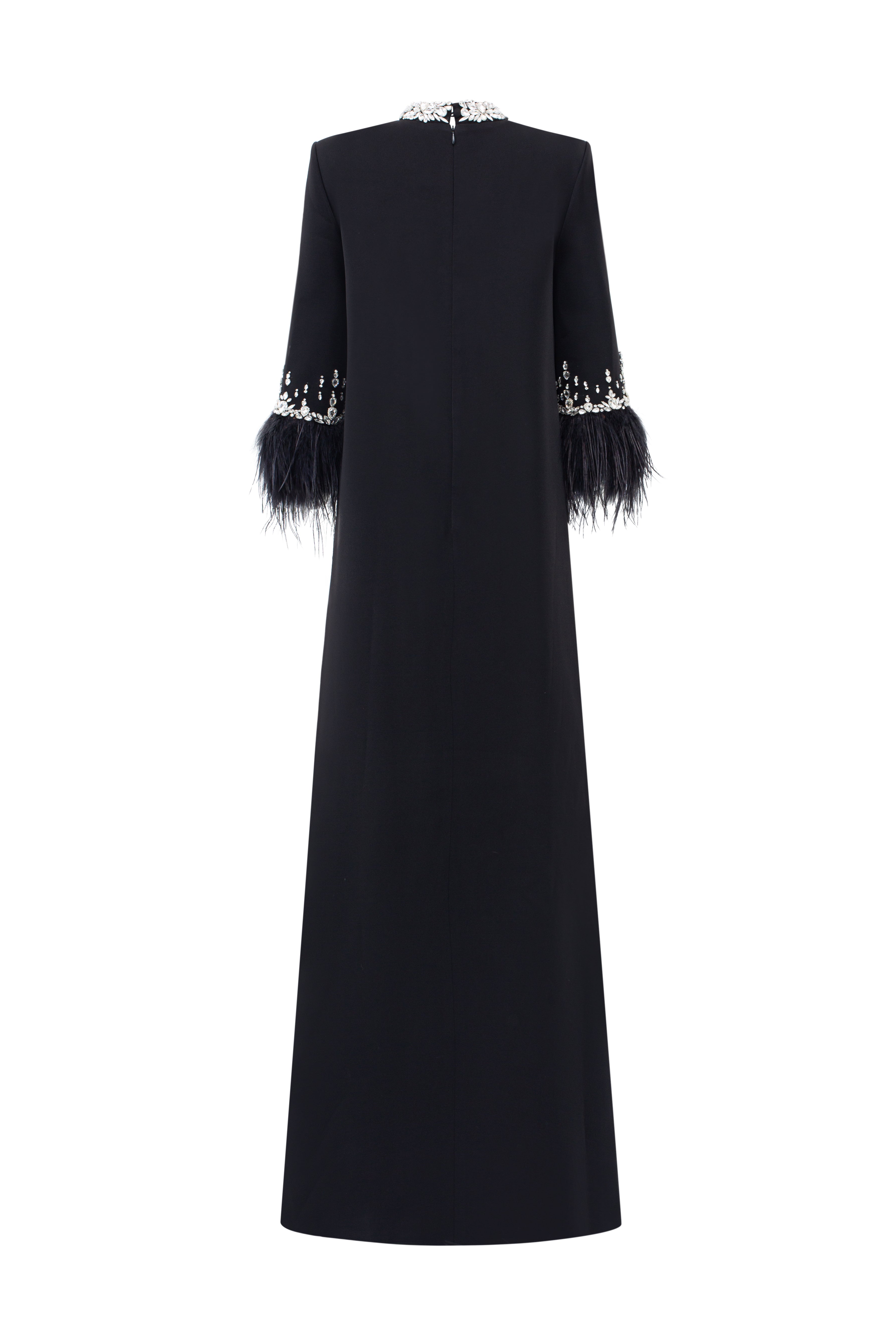 Orabelle Crepe trapeze dress