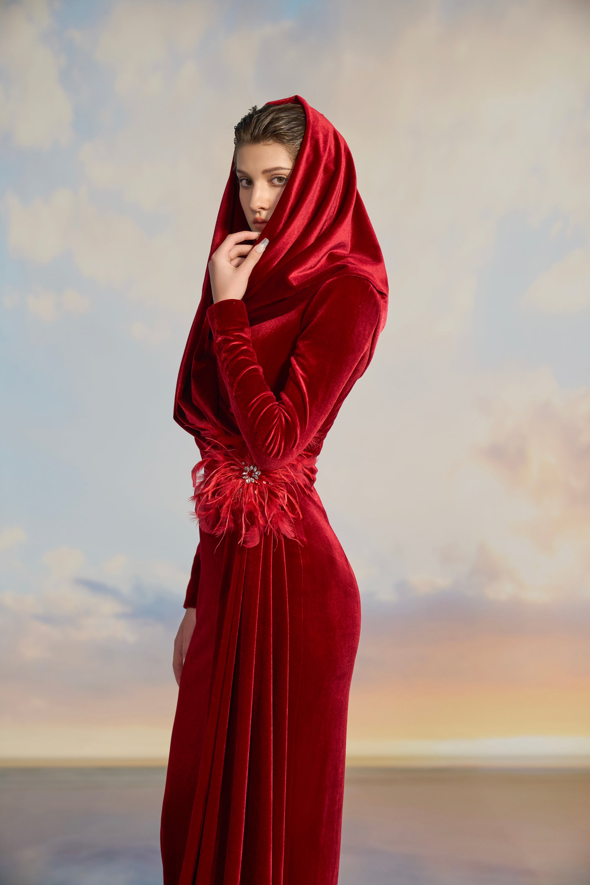 Jazzie Velvet hat dress