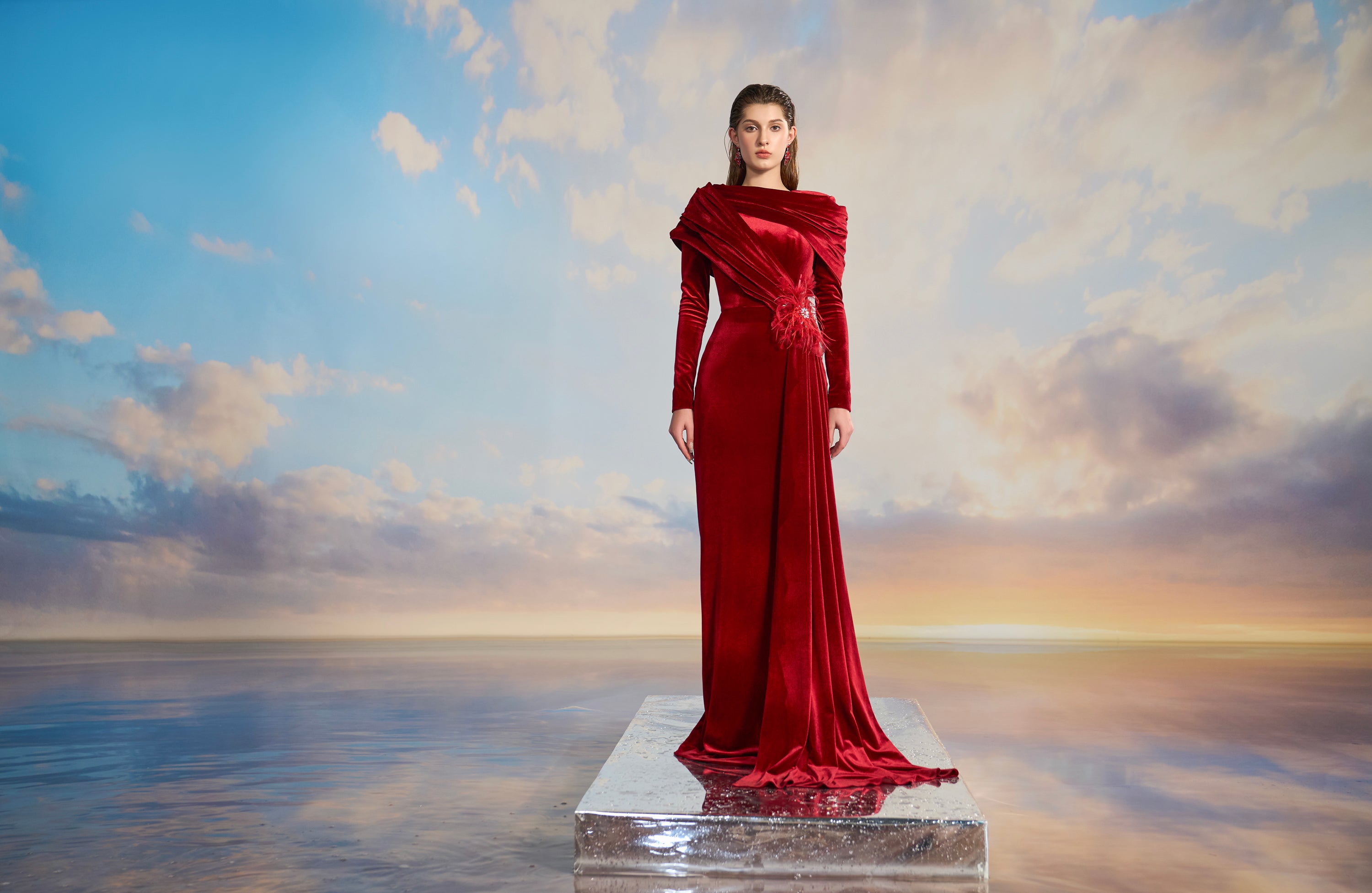 Jazzie Velvet hat dress