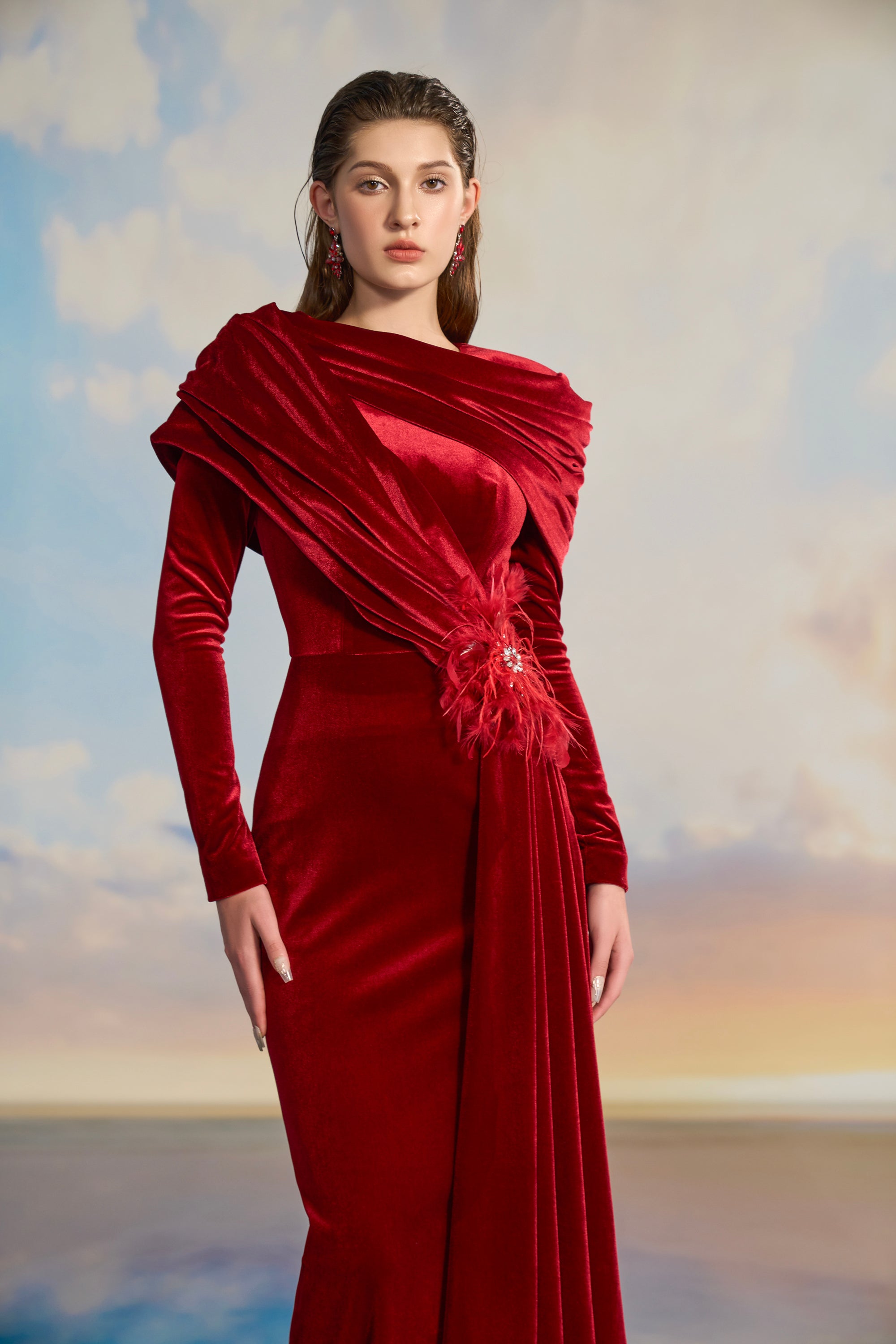 Jazzie Velvet hat dress