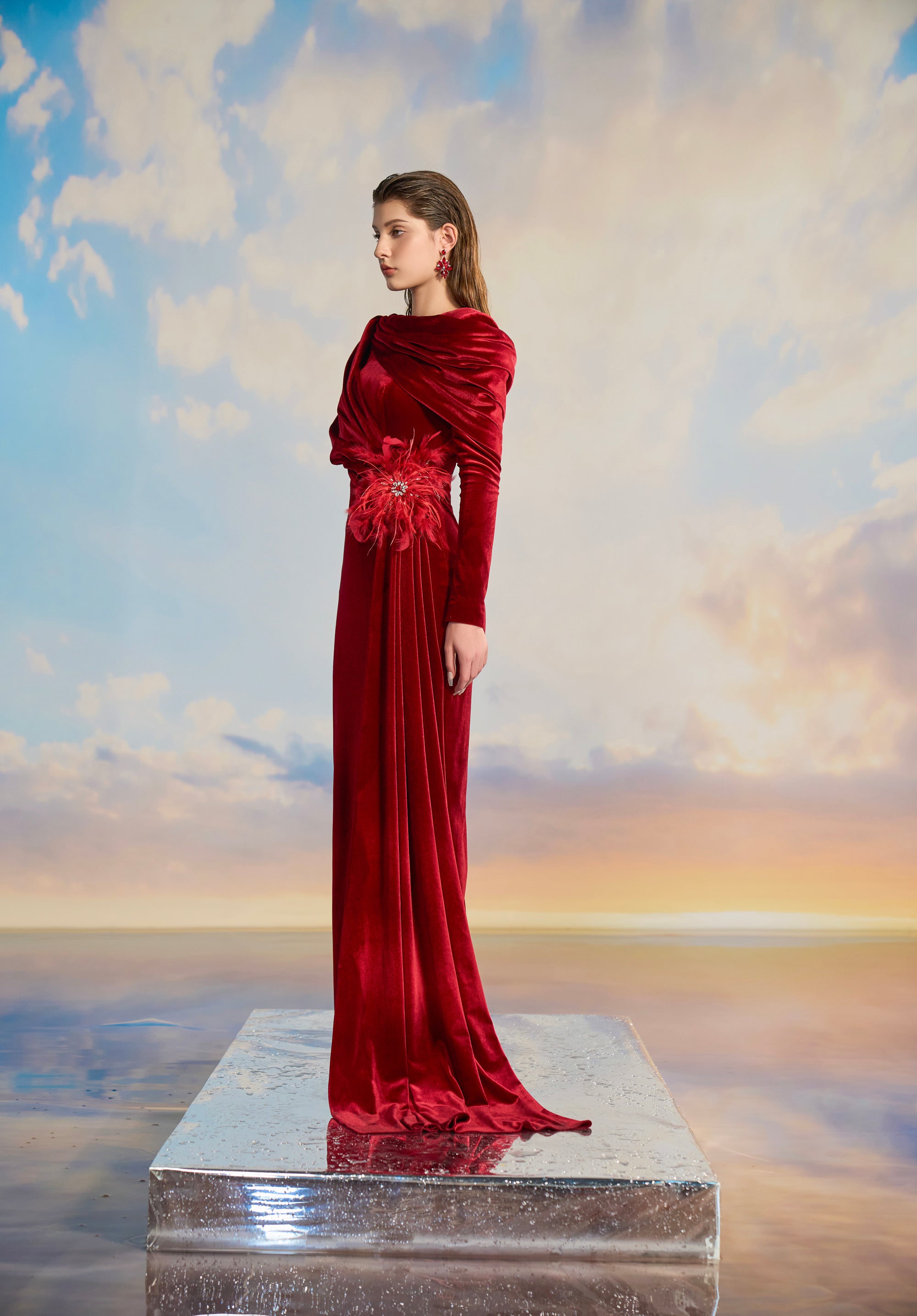 Jazzie Velvet hat dress