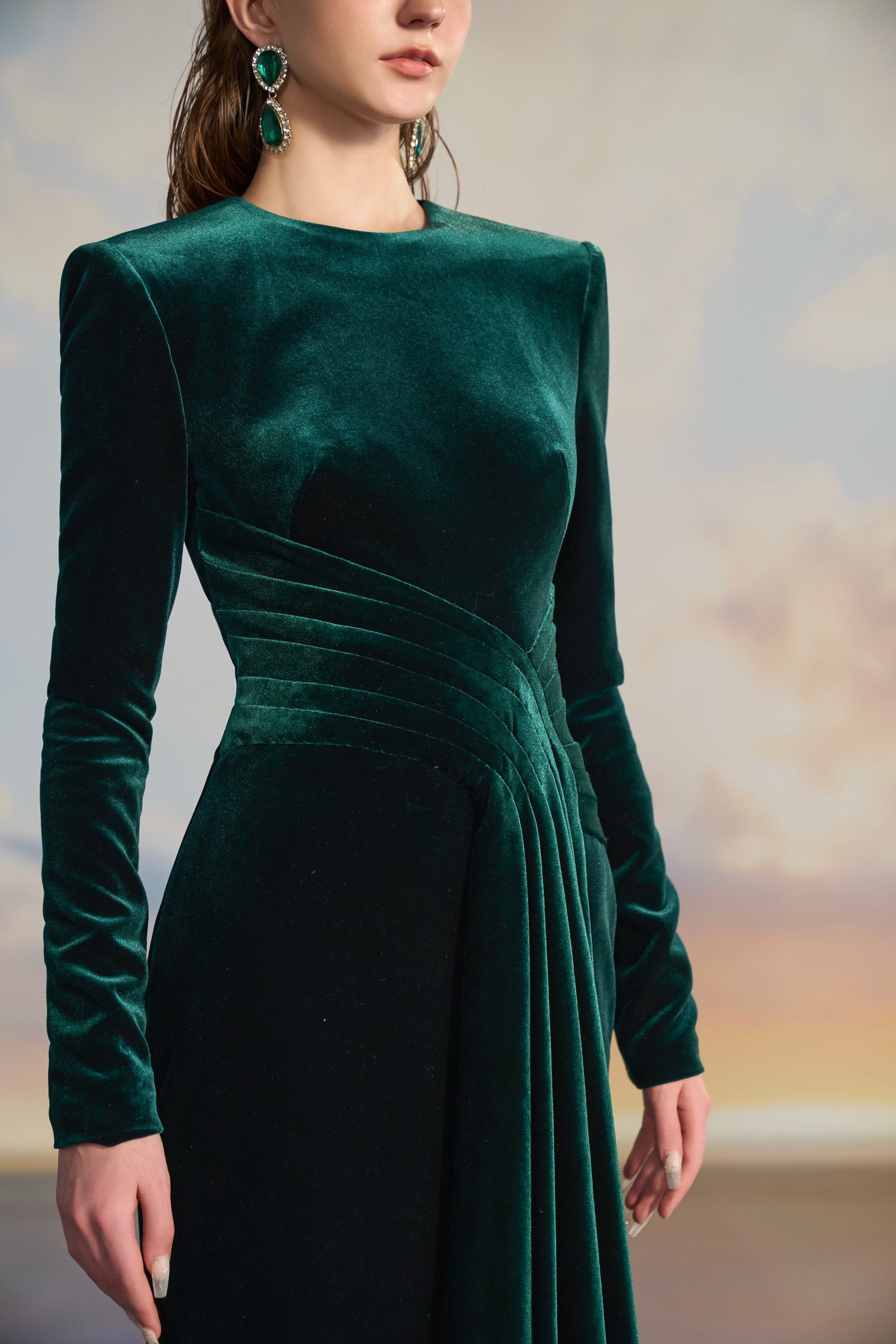 Hellen Velvet bodycon dress