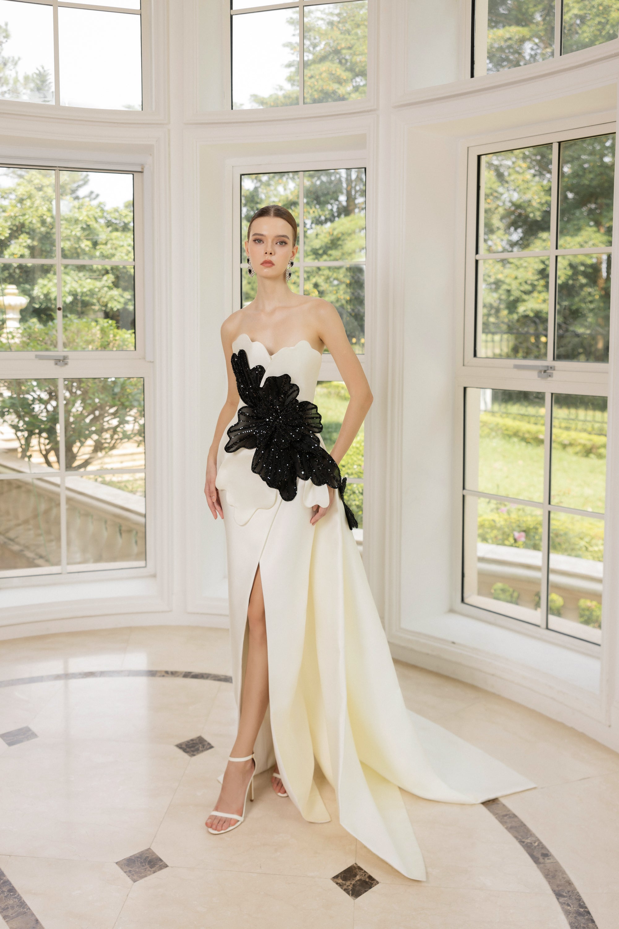 Sidonie Taffeta Dress