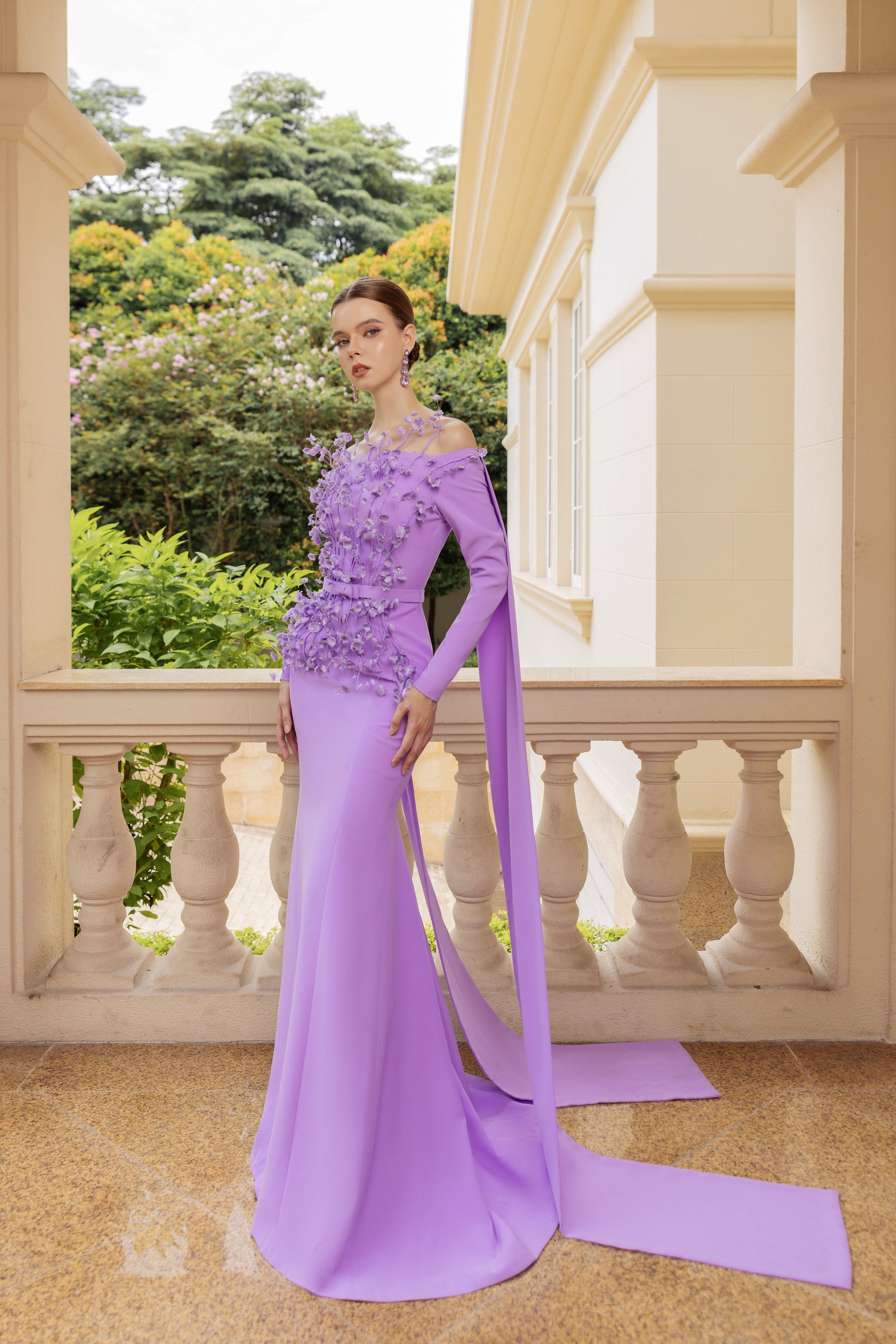 Apolline Crepe Dress