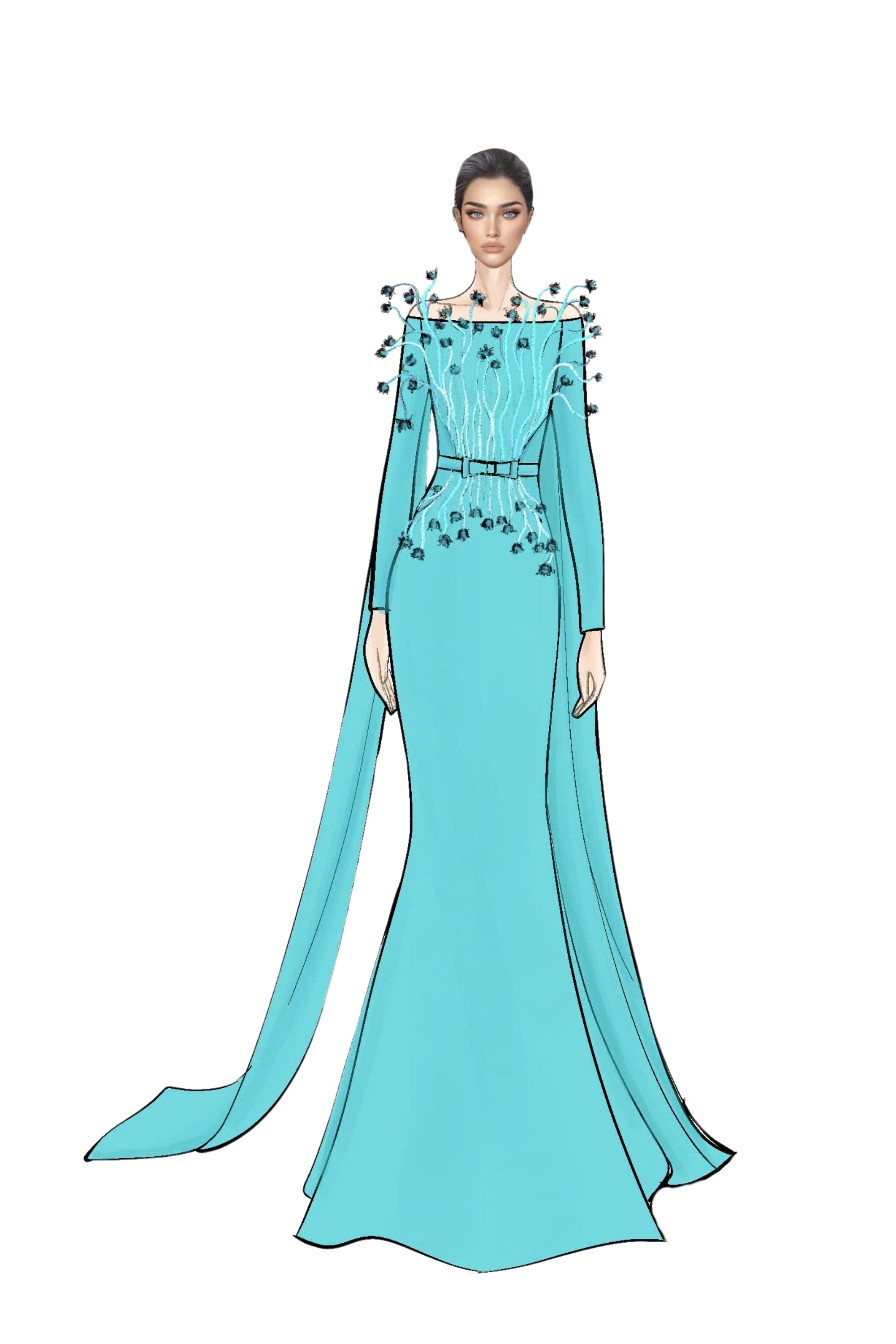 Apolline Crepe Dress