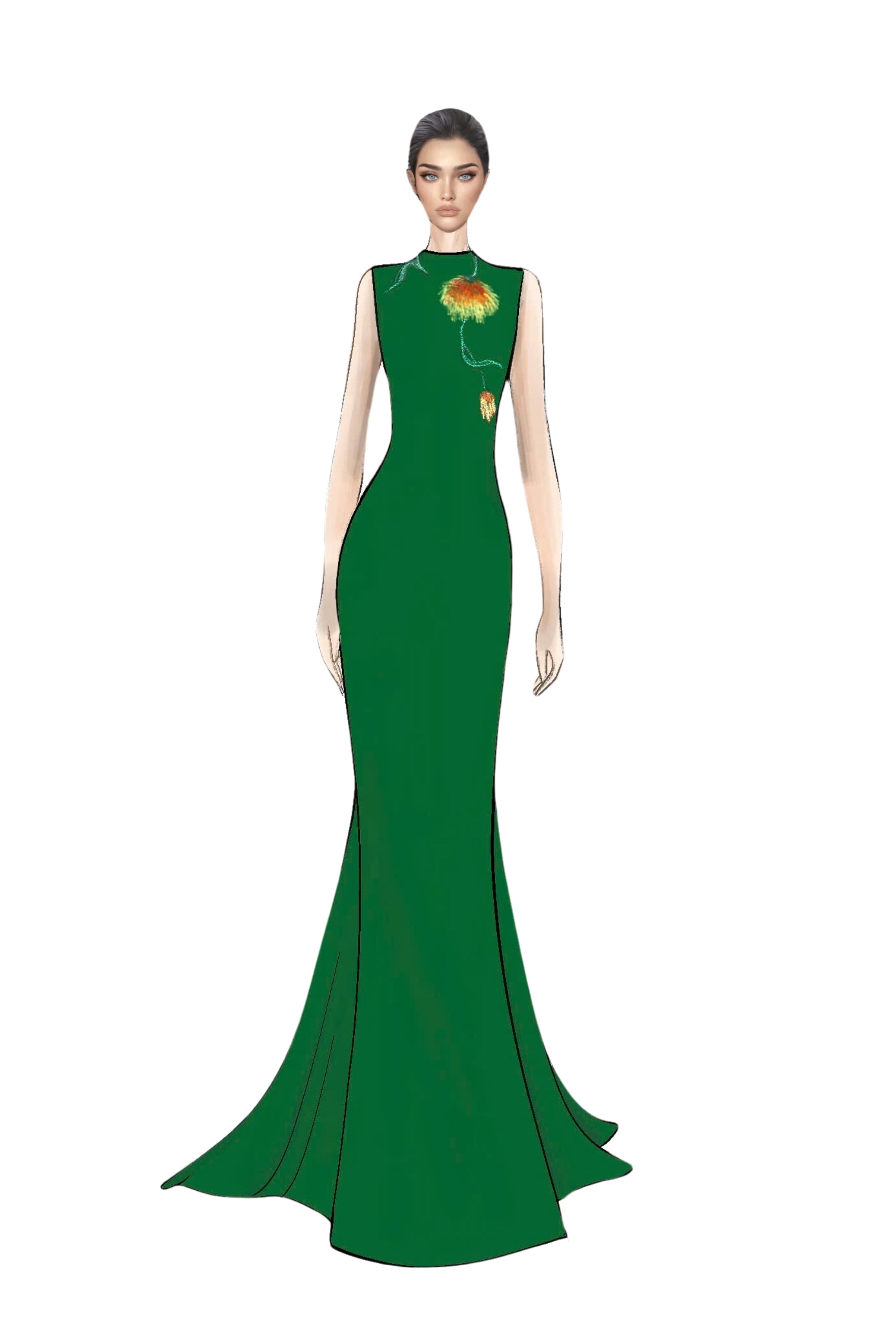 Joséphine Crepe Dress