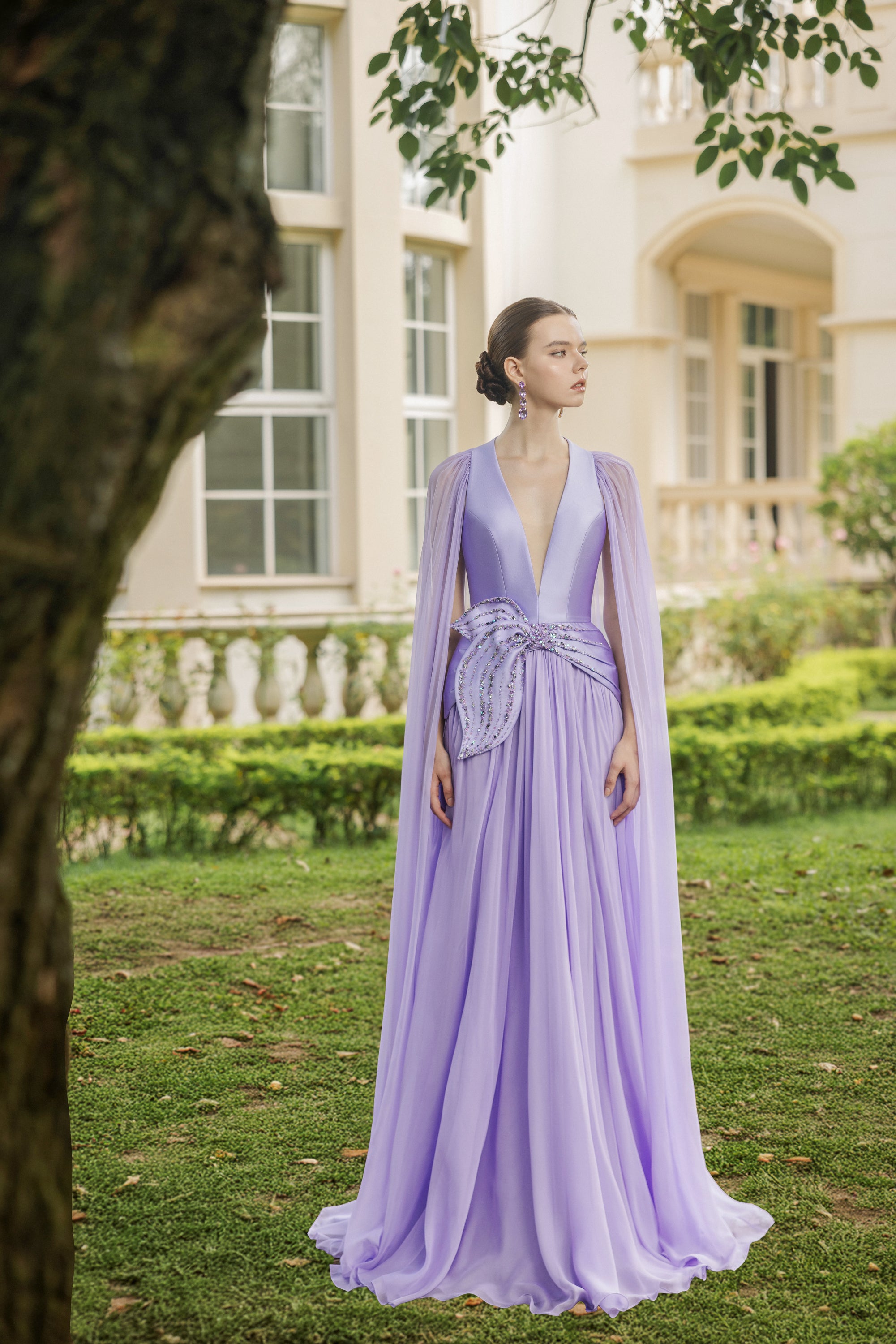 Violette Taffeta and Silk Dress