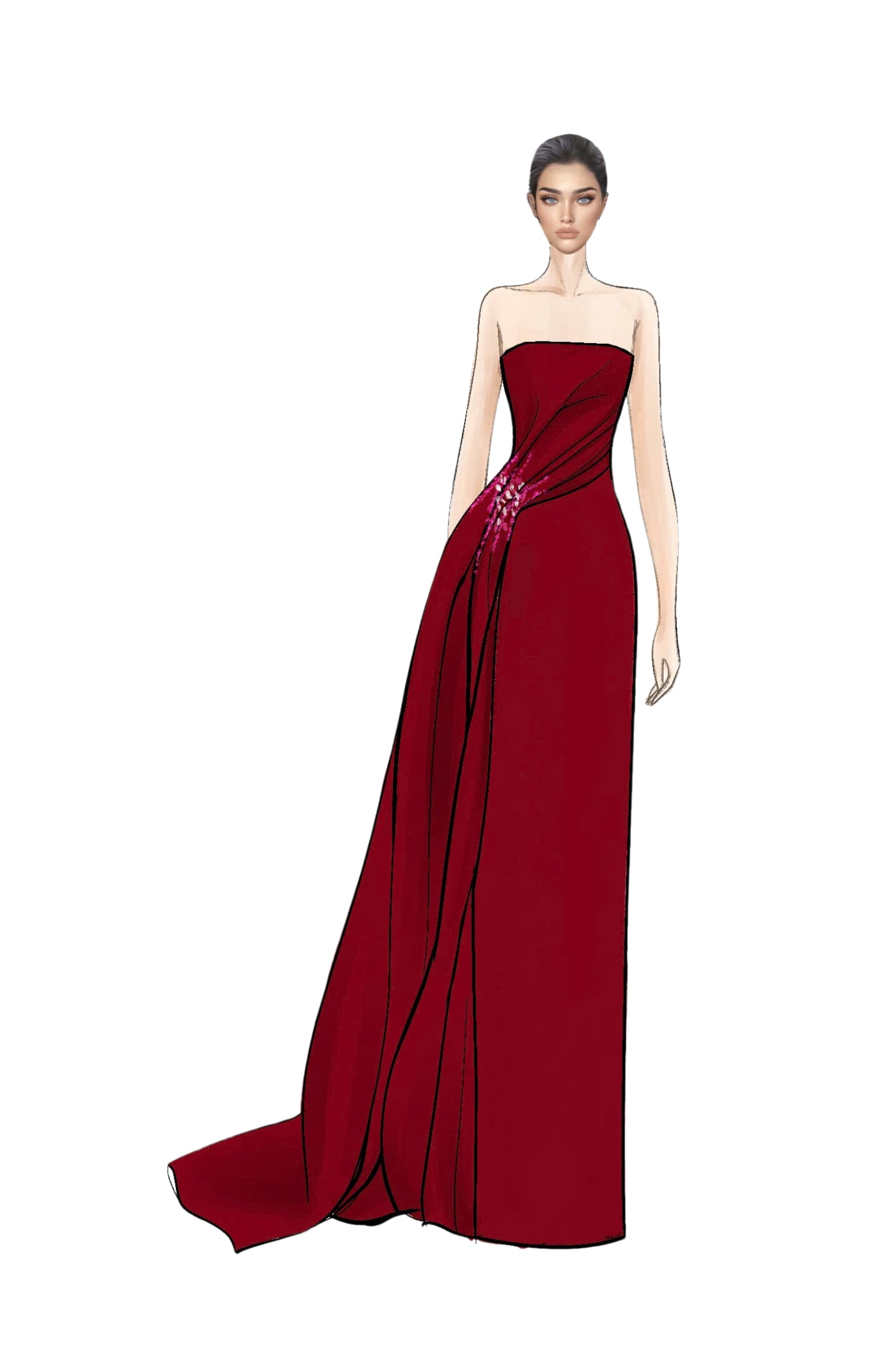 Vivienne Crepe Dress