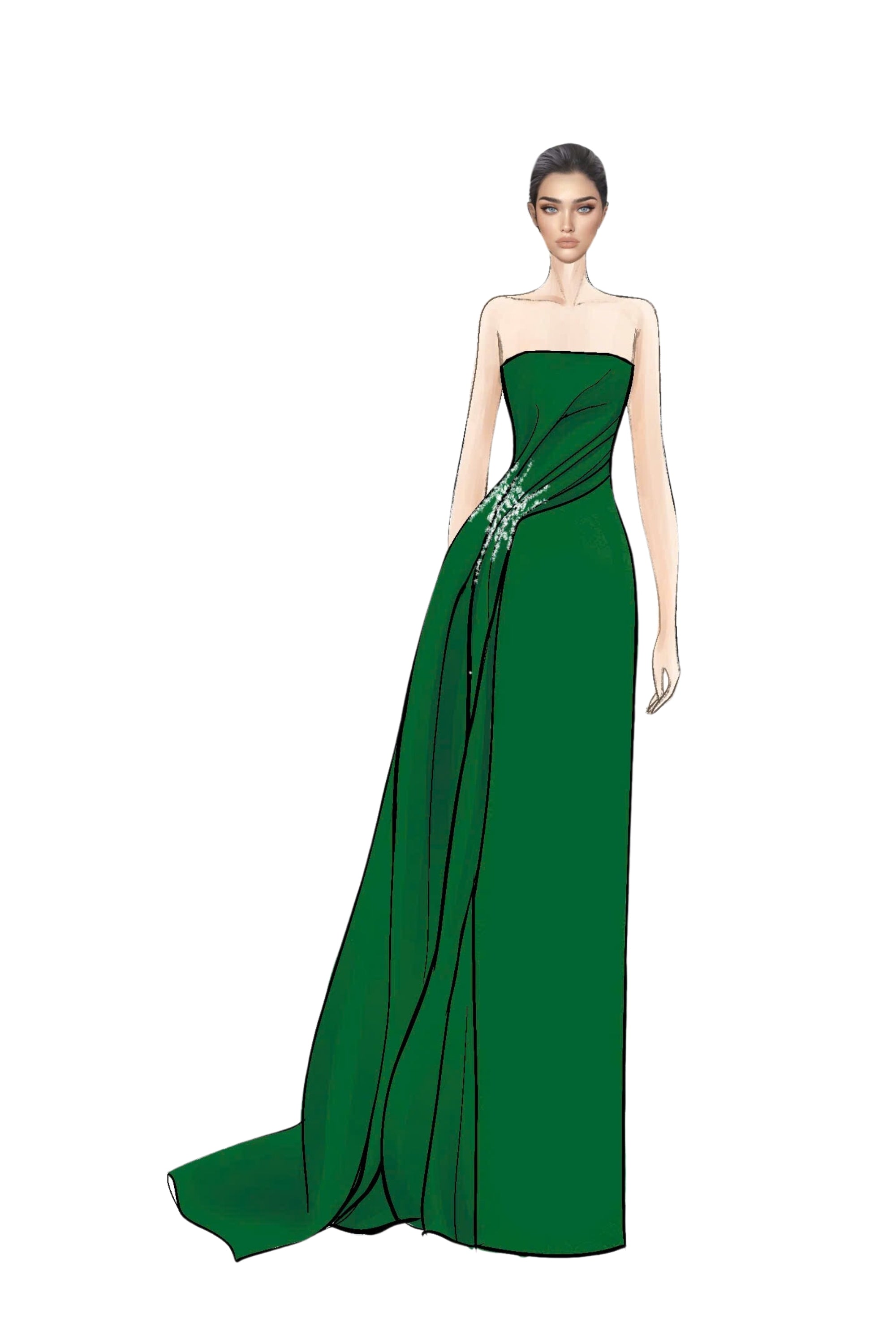 Vivienne Crepe Dress